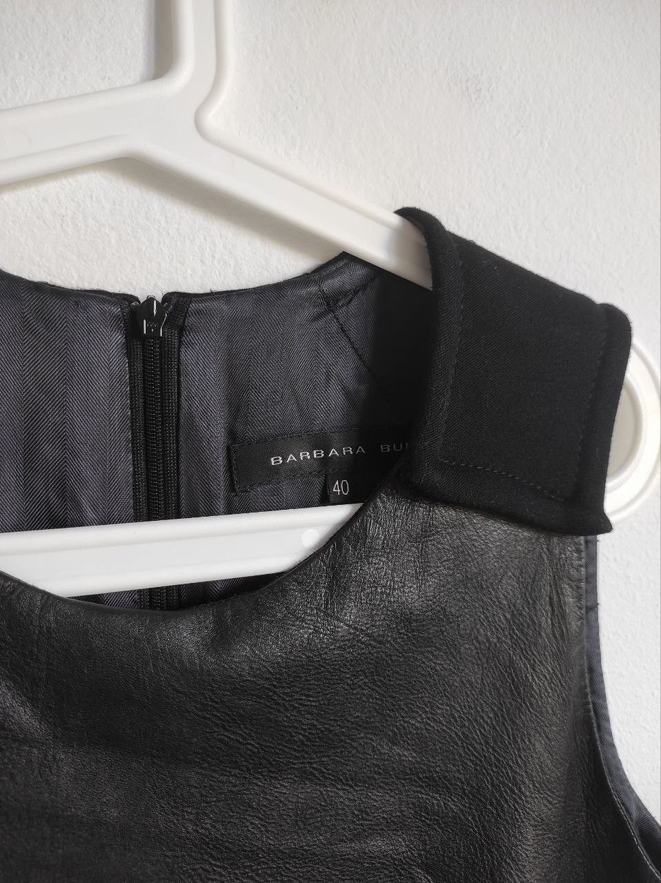 Barbara Bui Barbara Bui Shift Leather Combinatore Pinafore Dress Size 40 Size M / US 6-8 / IT 42-44 - 4 Thumbnail