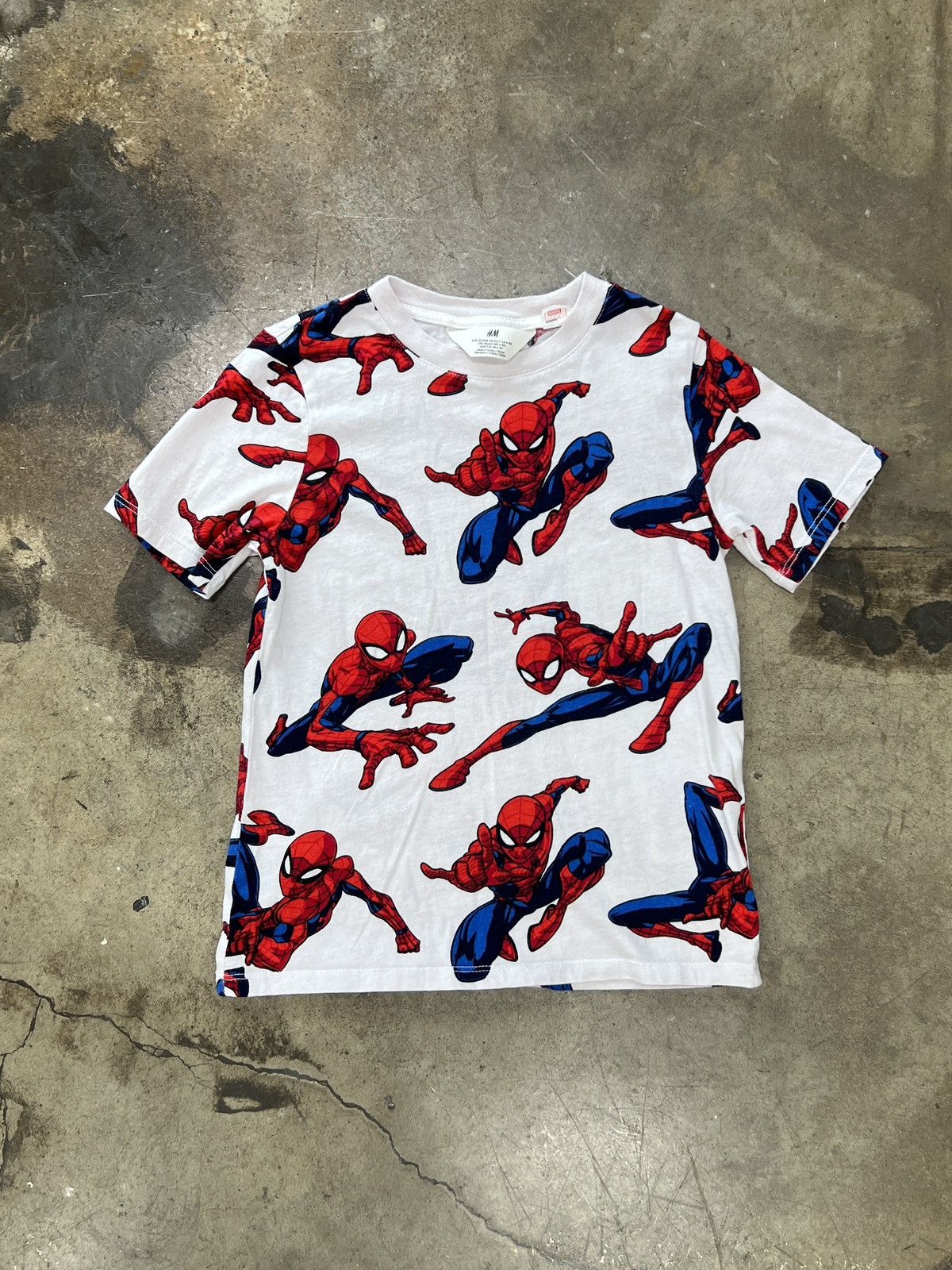 Marvel Comics 8 Youth Kids Tee Spiderman Mario Sonic Bundle Size US XXS / EU 40 - 1 Thumbnail