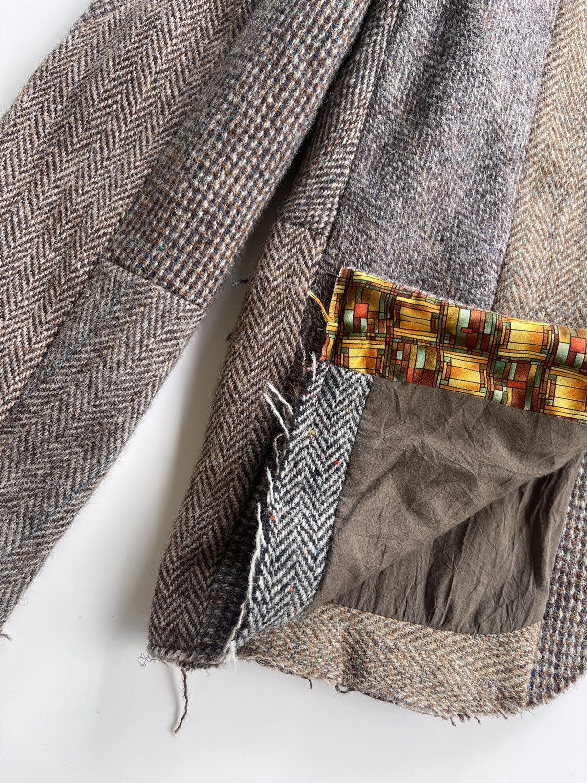 Harris Tweed 80s The Golden Gate Thrifters X HarrisTweed Patchwork Size US S / EU 44-46 / 1 - 16 Thumbnail