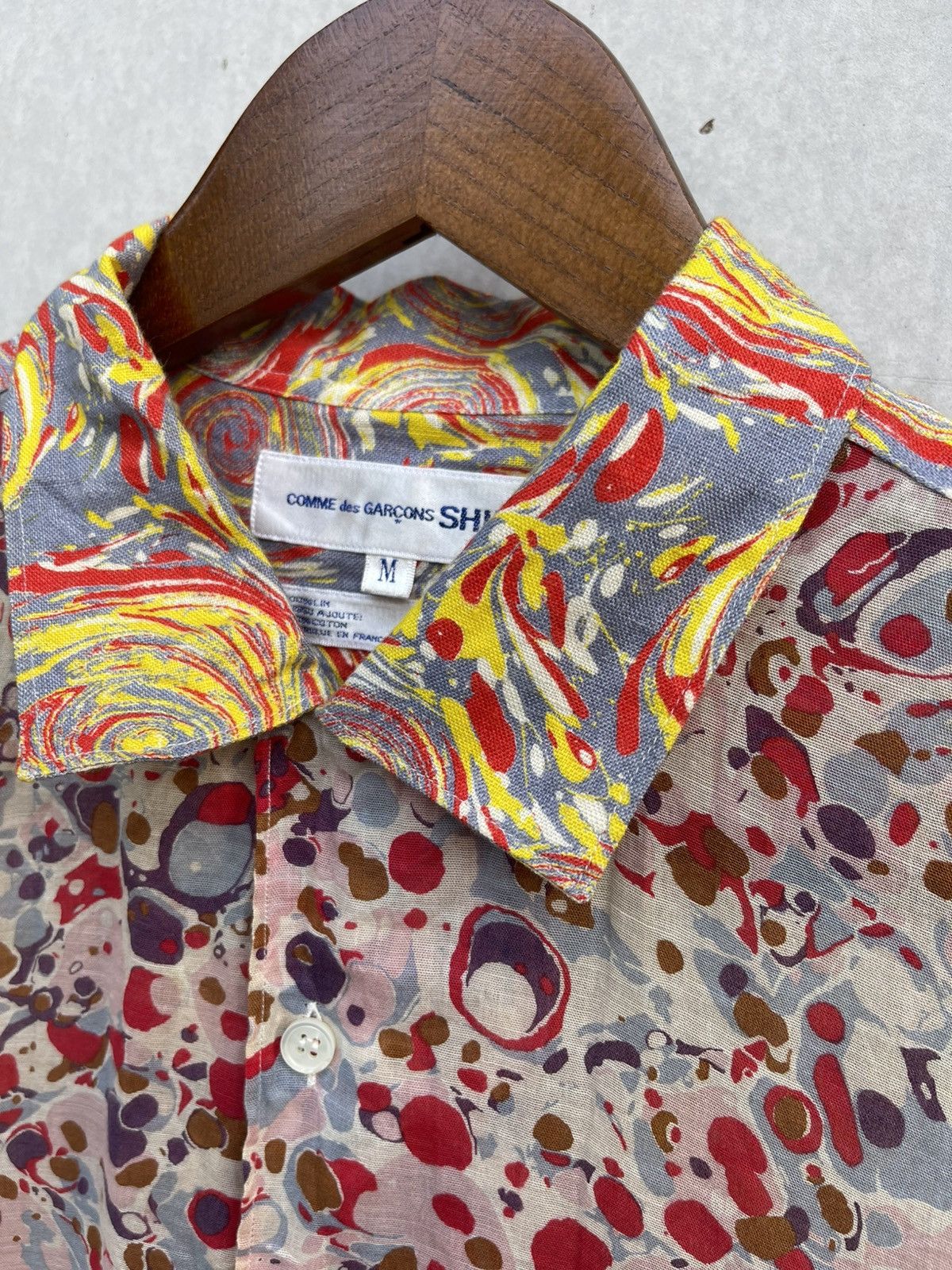 Comme des Garcons SHIRT 🔥 S/S 2015 COMME des GARCONS "FUCKING YOUNG" HYBRID SHIRT Size US M / EU 48-50 / 2 - 17 Thumbnail