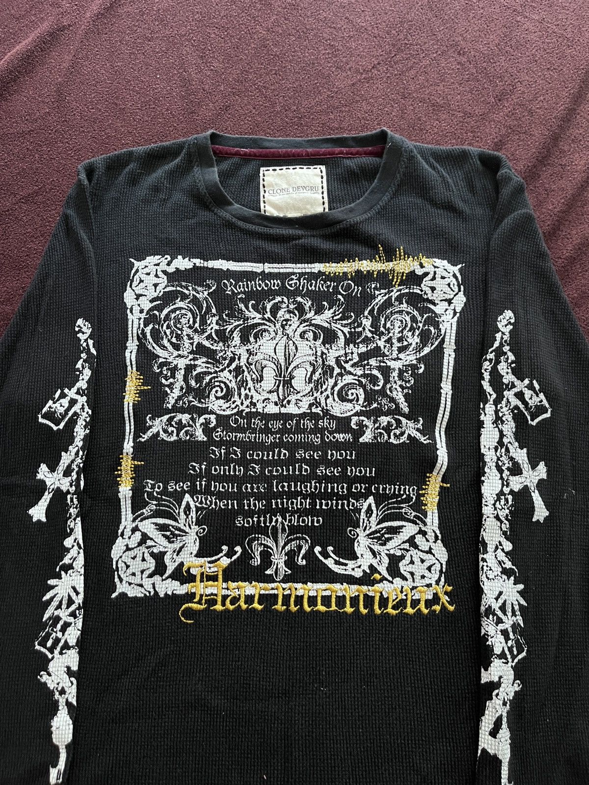 Japanese Brand Japanese Clone Devgru Cross Long sleeve Size US S / EU 44-46 / 1 - 3 Thumbnail