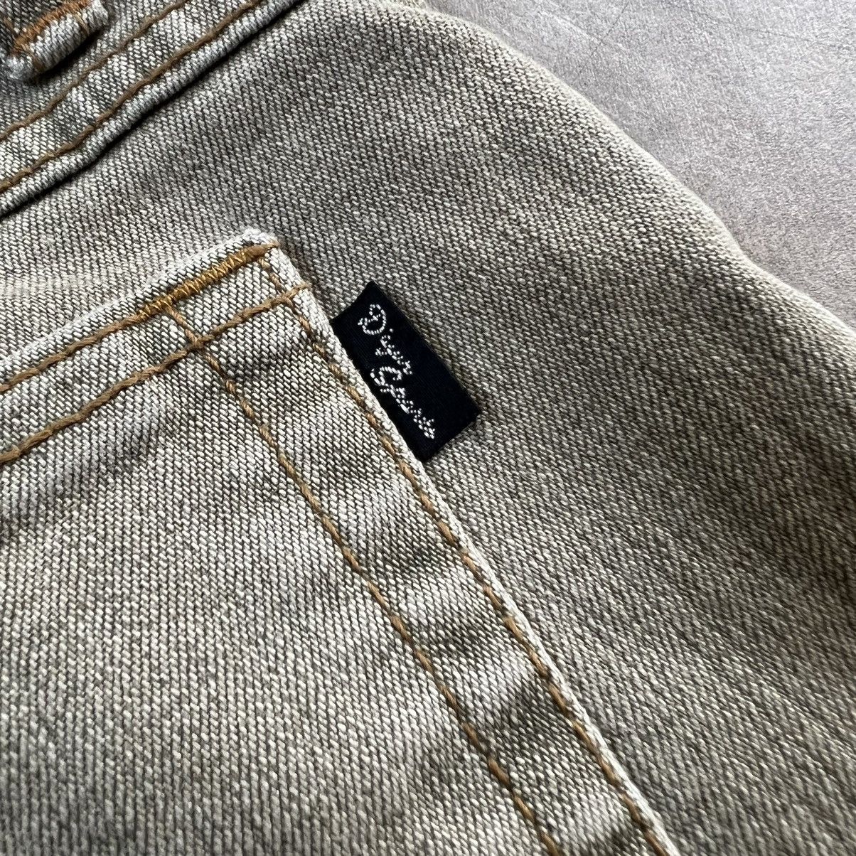 Japanese Brand Vintage D Azur Flared Swarovski Sage Green Jeans Size 30" / US 8 / IT 44 - 9 Thumbnail