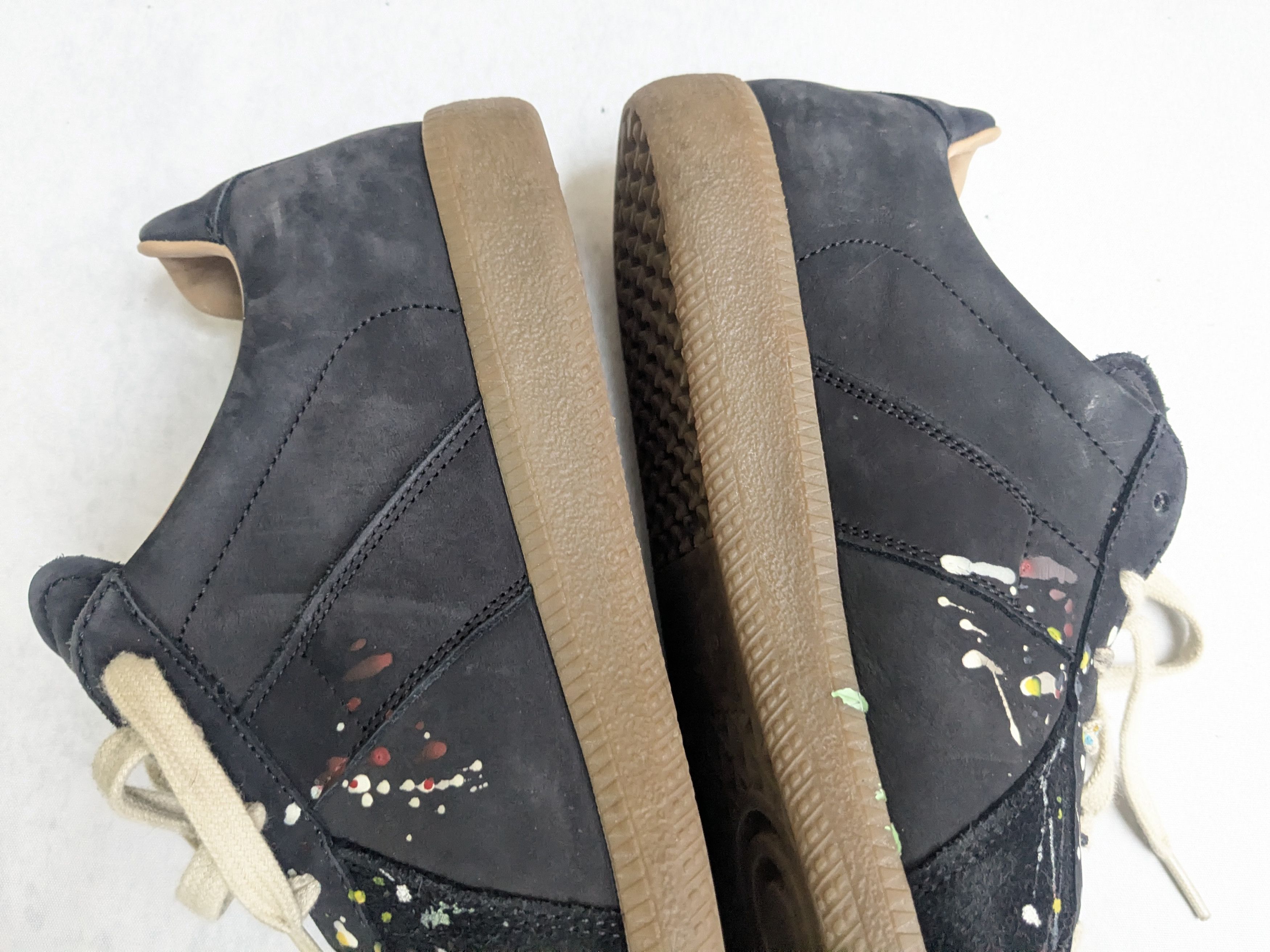 Maison Margiela Maison Margiela Replica GAT Paint Splatter Black 9 42 Size US 9 / EU 42 - 14 Thumbnail