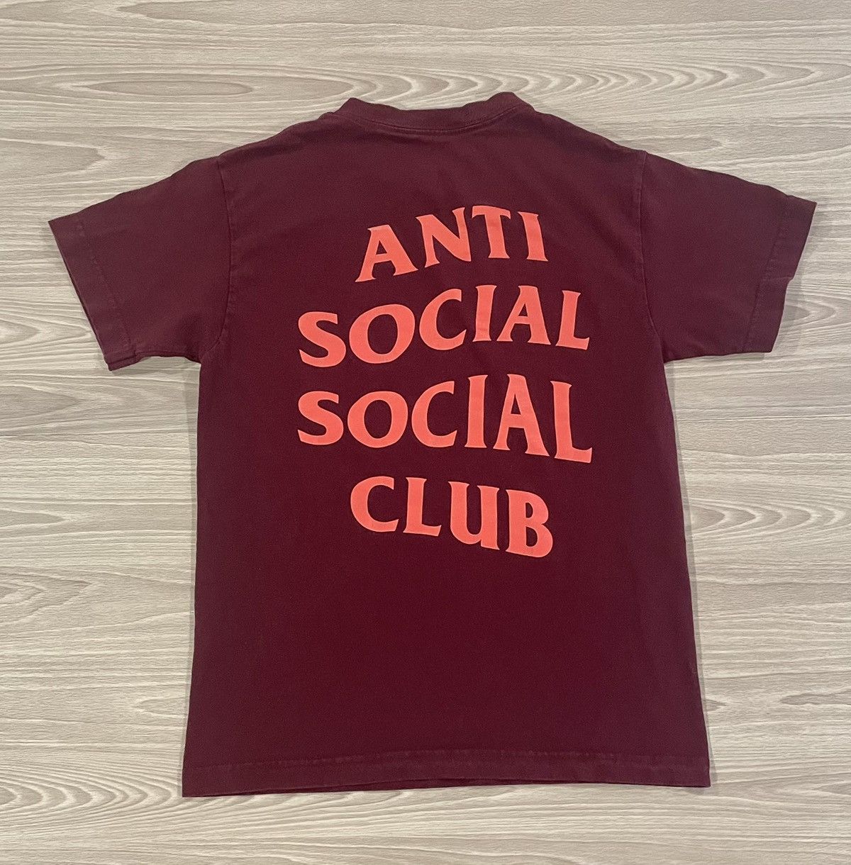 Anti Social Social Club Anti Social Social Club Shirt Burgundy Mens Size Small Size US S / EU 44-46 / 1 - 1 Thumbnail