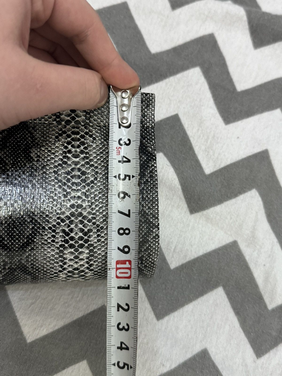Jimmy Choo Jimmy Choo Parfums Snakeskin Print Clutch Bag / Makeup Bag Size ONE SIZE - 10 Thumbnail