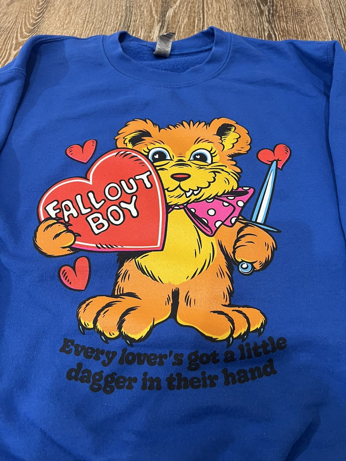 Band Tees Fallout boy dagger teddy crewneck Size US S / EU 44-46 / 1 - 3 Thumbnail