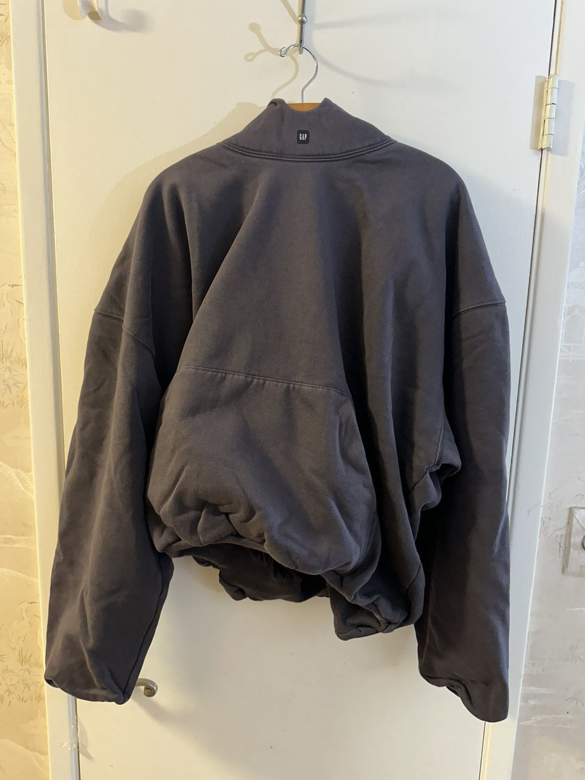 Yeezy gap balenciaga logo hoodie black size medium