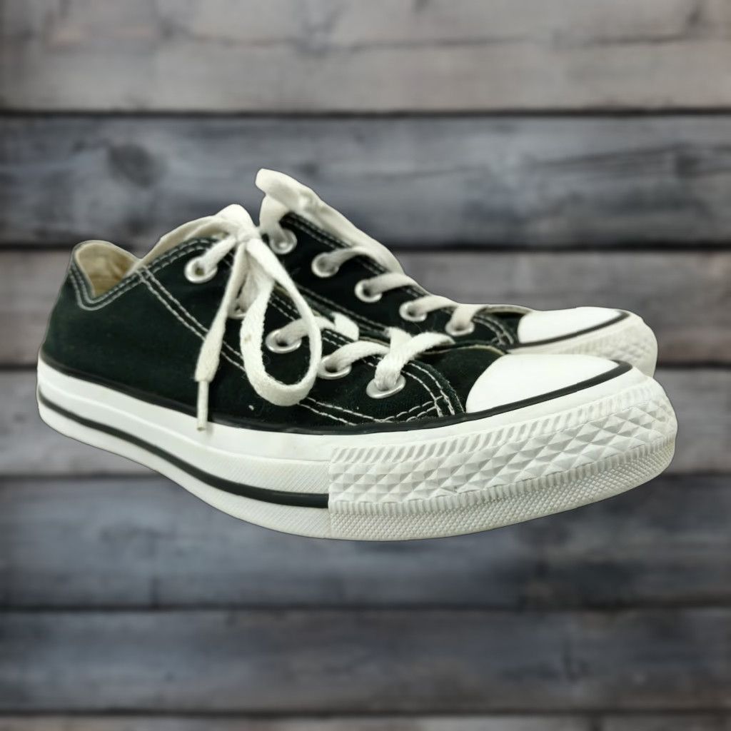 Converse CONVERSE ALL STAR CANVAS SHOES LOW TOP UNISEX MEN 4 / WOMEN 6 BLACK - ATHLETIC SNEAKERS MEN WOMEN 4 6 CANVAS LOW TOP BLACK Size S / US 4 / IT 40 - 1 Thumbnail