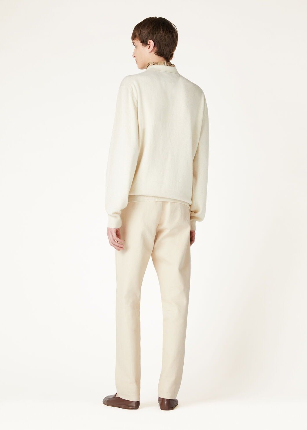 Loro Piana o1w1db10725 FAO7194 Jarno Denim Pant in Ivory Size US 38 / EU 54 - 5 Thumbnail