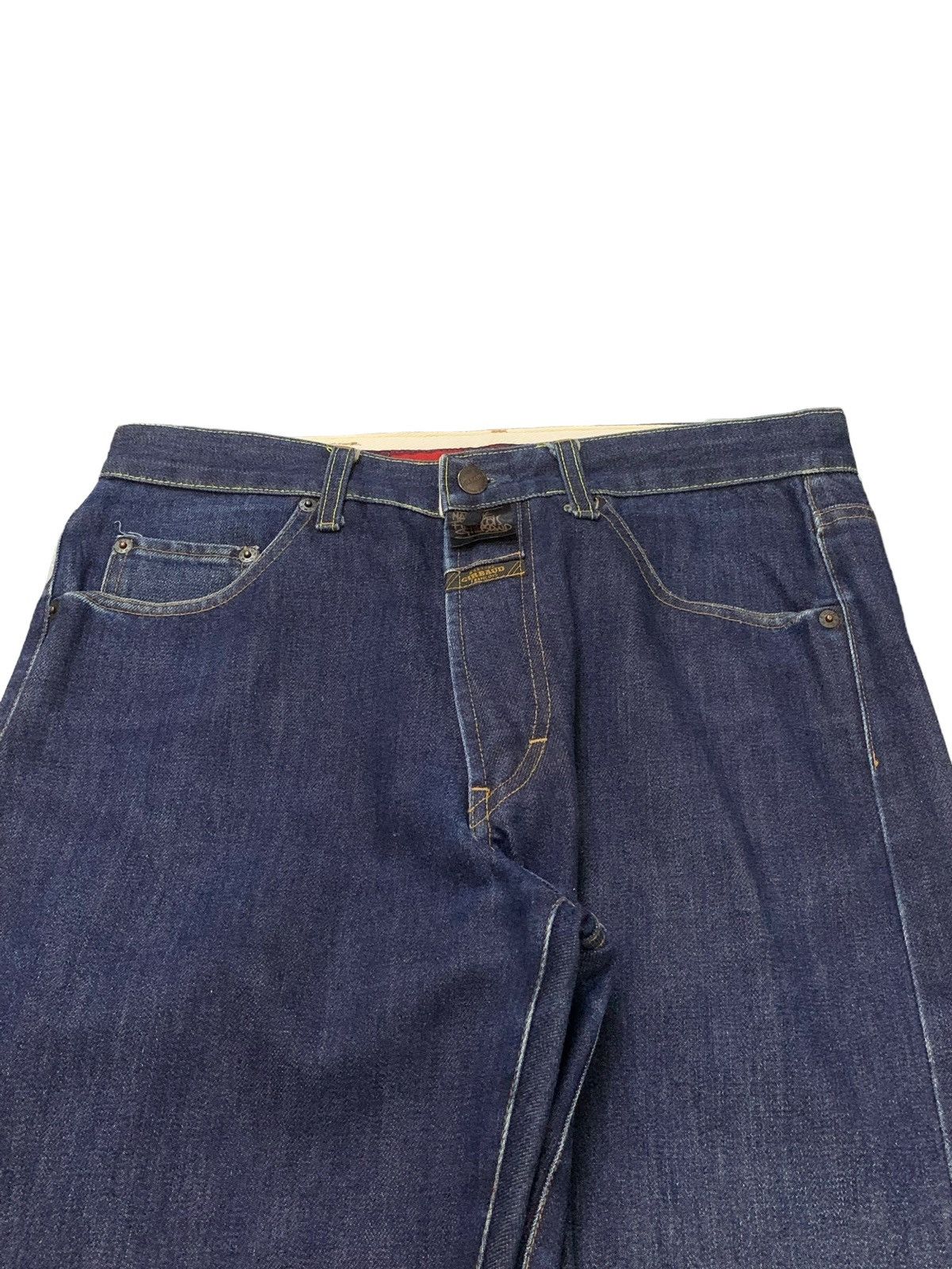 Marithe + Francois Girbaud × Pelle Pelle Marithe Francois Girbaud Raw Baggy Loose Jeans Size US 30 / EU 46 - 6 Thumbnail