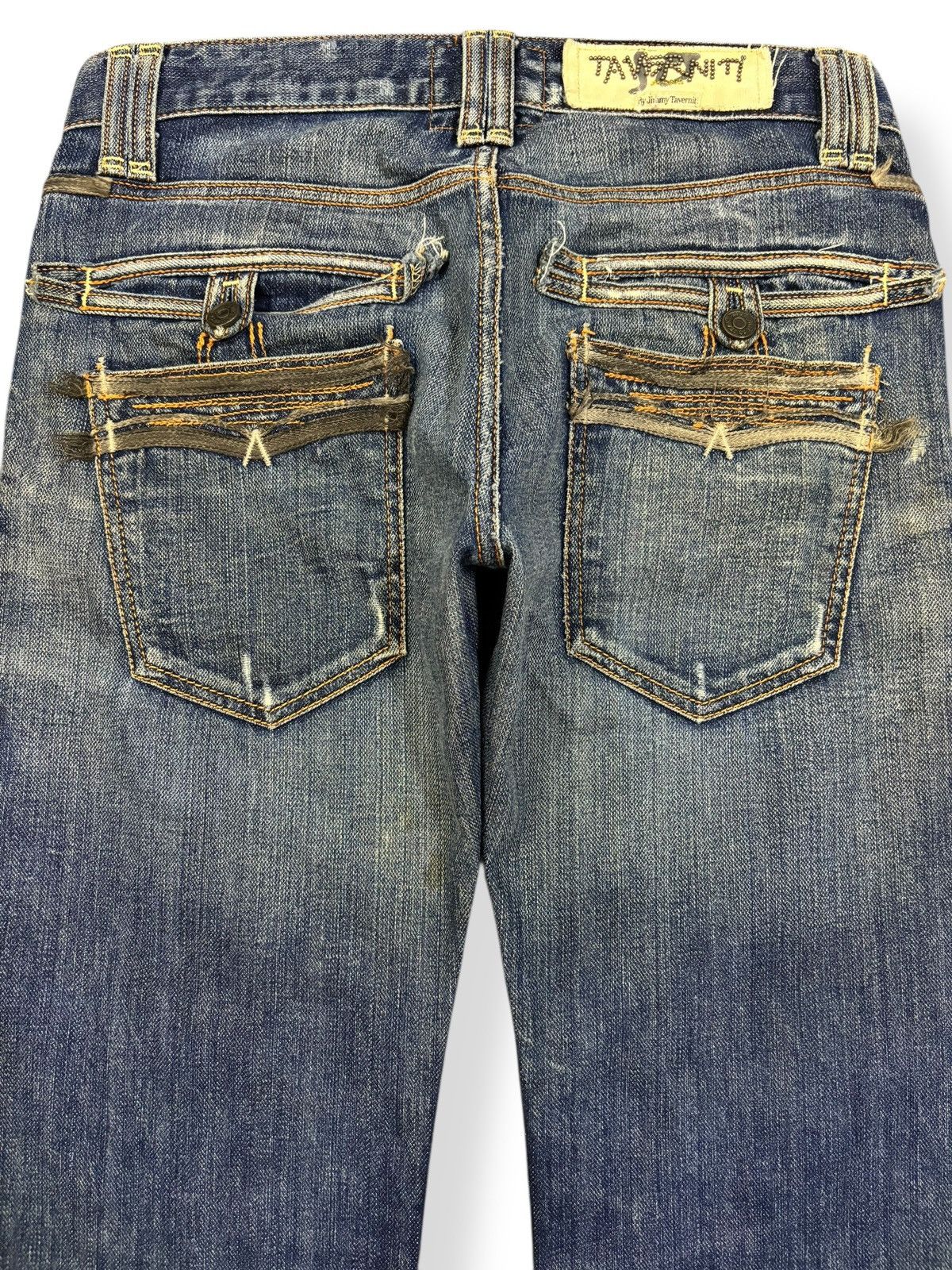 Ben Taverniti Unravel Project Taverniti So by Jimmy Taverniti Distressed Grunge Jeans Size US 31 - 10 Thumbnail