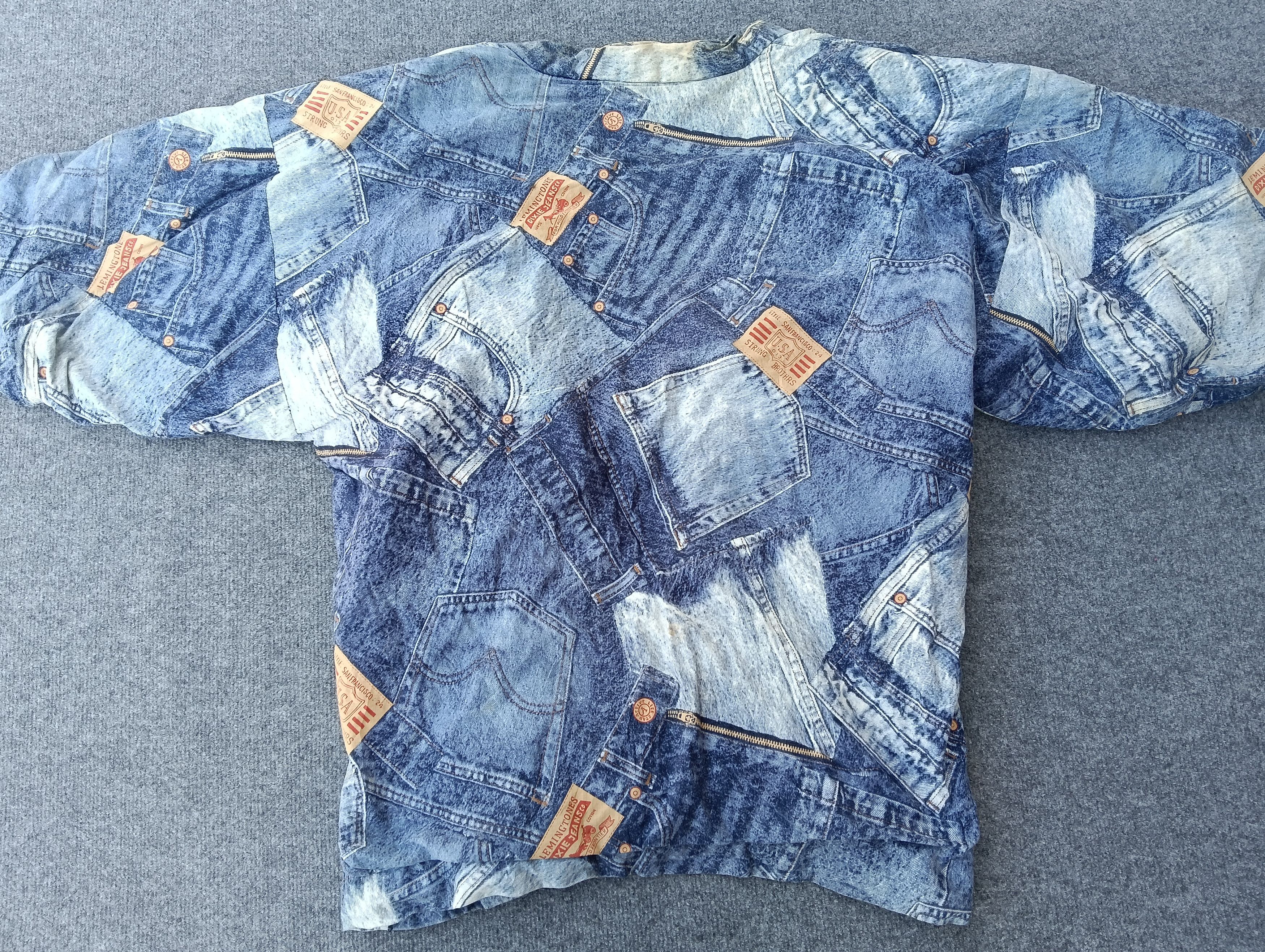 Hang Ten Hangten Kimono Short Sleeve Style Patch Denim Size US L / EU 52-54 / 3 - 2 Thumbnail