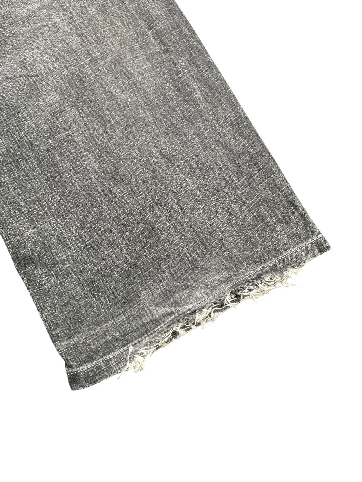 Yohji Yamamoto Against All Risk Distresed Jeans Size US 35 - 9 Thumbnail