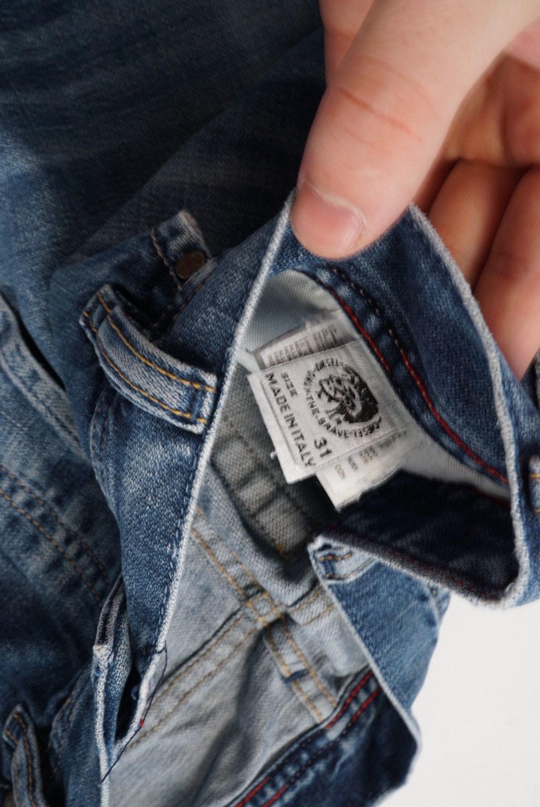 Diesel DEADSTOCK y2k diesel denim jeans Size US 31 - 3 Thumbnail