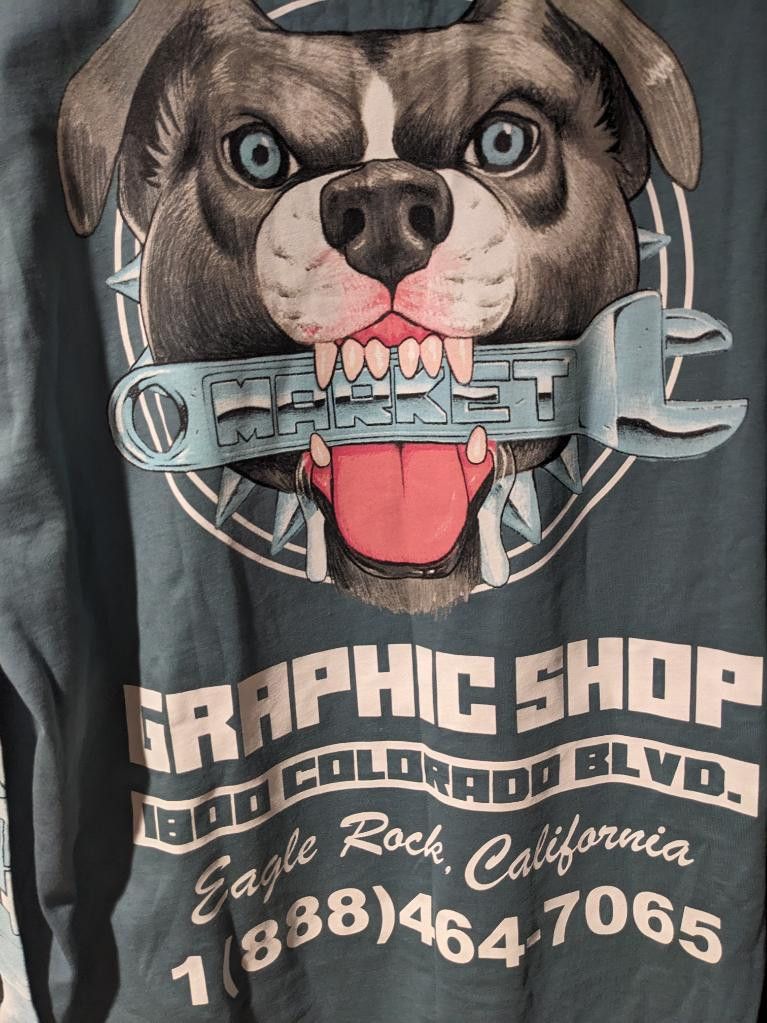 Market × Urban Outfitters MARKET Junkyard Dog Urban Outfitters Long Sleeve T-Shirt Size US L / EU 52-54 / 3 - 2 Thumbnail