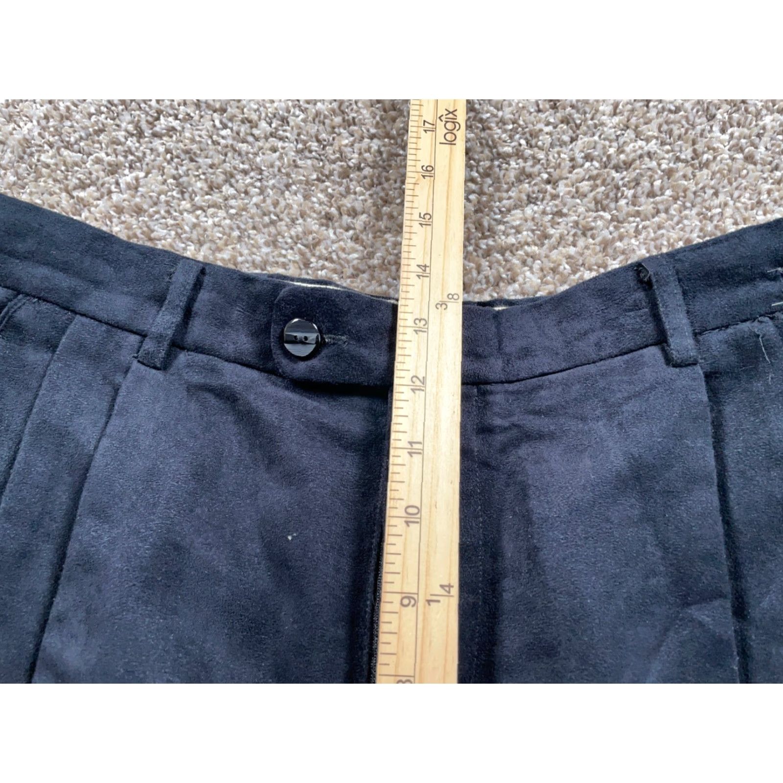 Sean John VTG Sean John Pleated Baggy Fit Pants Men's 35 x 25 Black Embroidered Cuffed Size US 35 - 7 Thumbnail