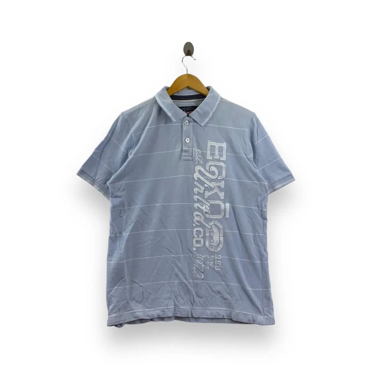 Ecko Unltd. ECKO UNLIMITED SKATE Embossed Polo Tee Shirt Top Size US M / EU 48-50 / 2 - 1 Thumbnail