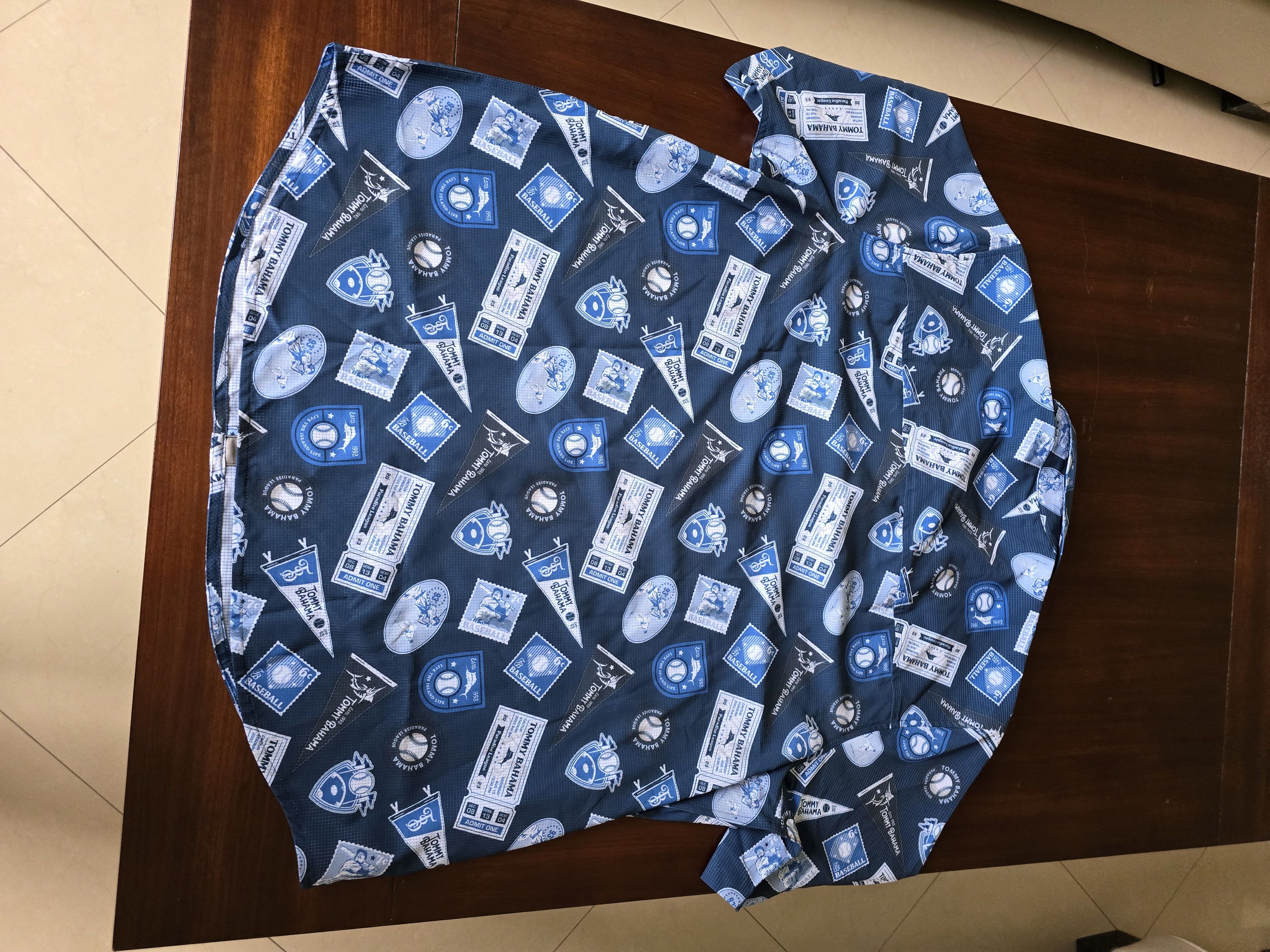 Tommy Bahama Tommy Bahama Baseball Paradise League Button Up Shirt New Size US XXL / EU 58 / 5 - 2 Thumbnail