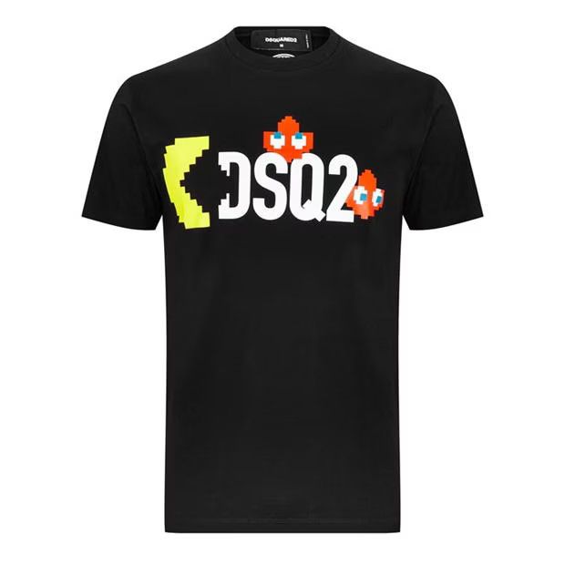 image of Dsquared2 O1G2R1Mq0424 T-Shirts In Black, Men's (Size XL)