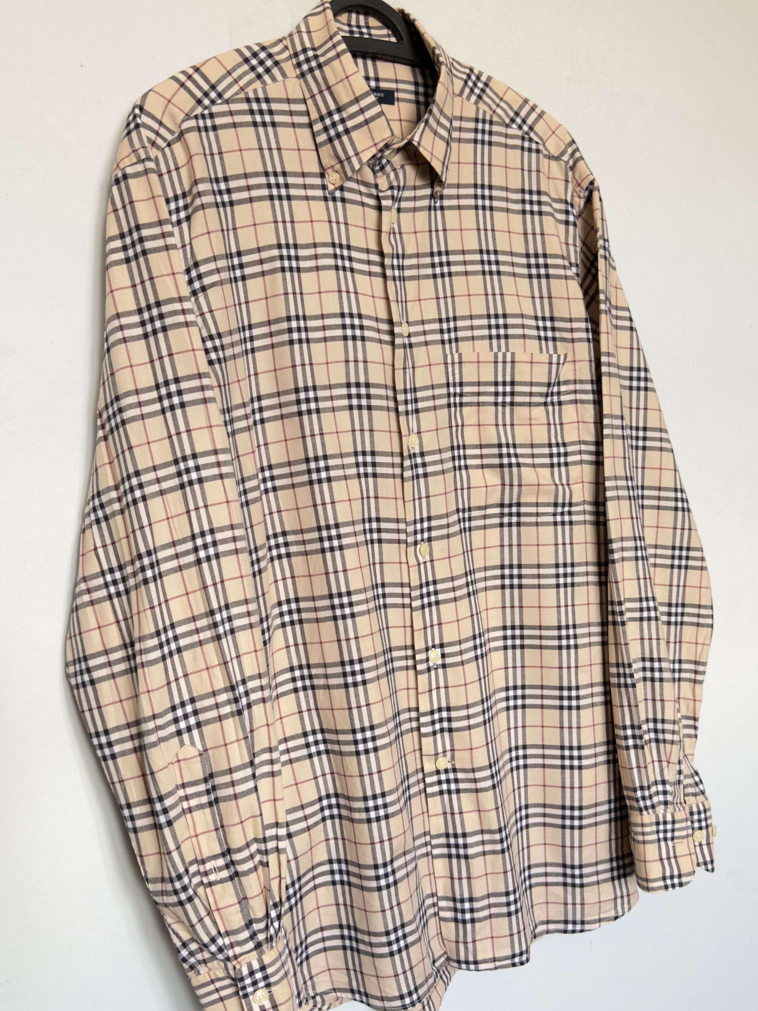 Burberry 🔥 Burberry shirt cotton novacheck size L france Size US L / EU 52-54 / 3 - 3 Thumbnail