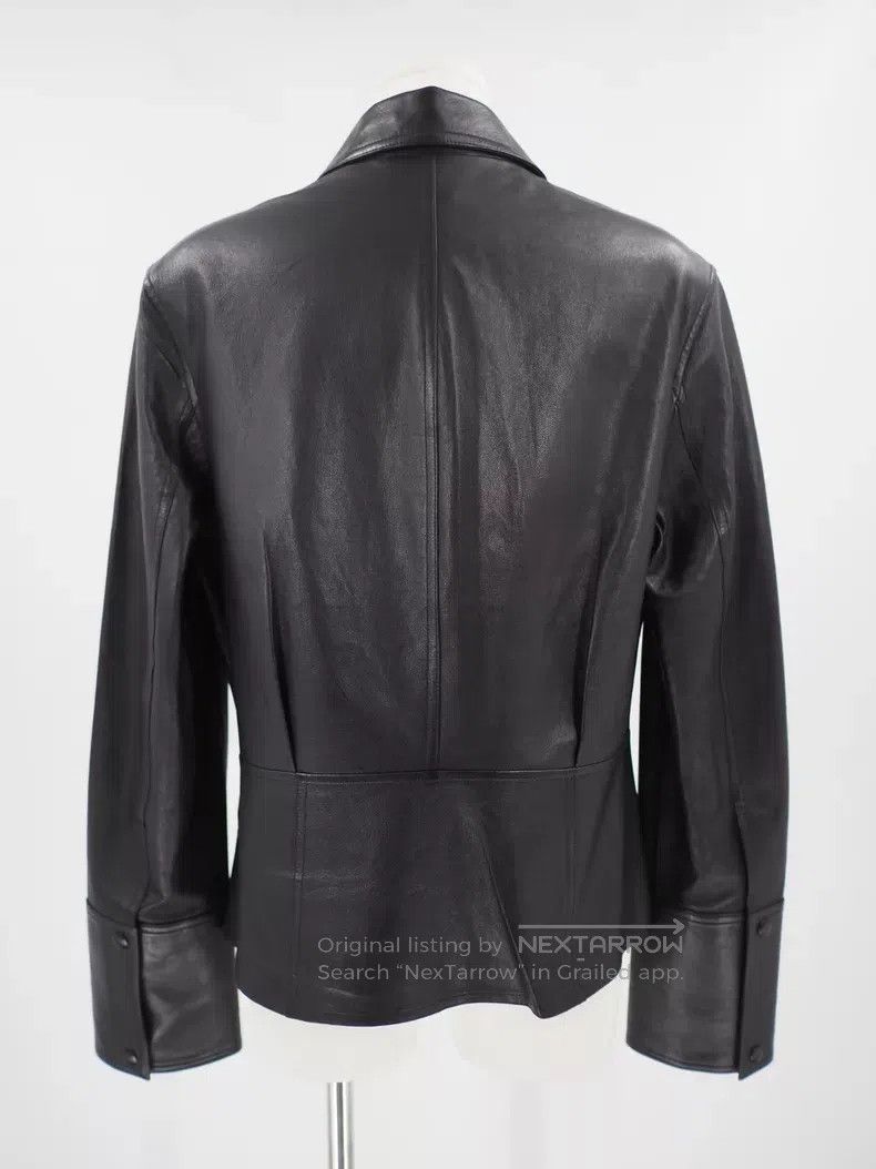 Helmut Lang Helmut Lang Black Sheepskin Shirt Jacket Size M / US 6-8 / IT 42-44 - 7 Thumbnail