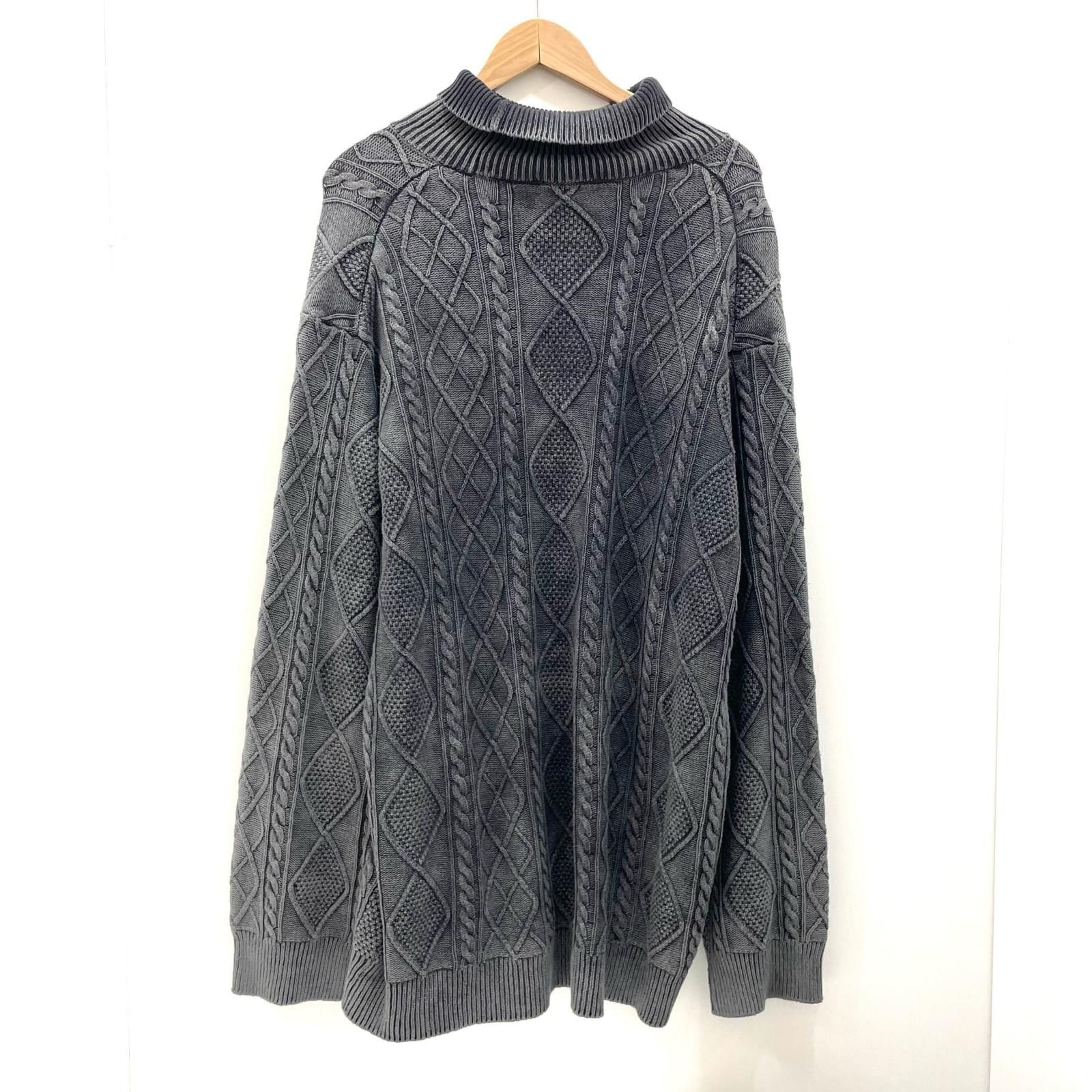 Yohji Yamamoto Yohji Yamamoto POUR HOMME DISCHARGE HIGH NECK KNIT Size US L / EU 52-54 / 3 - 1 Thumbnail