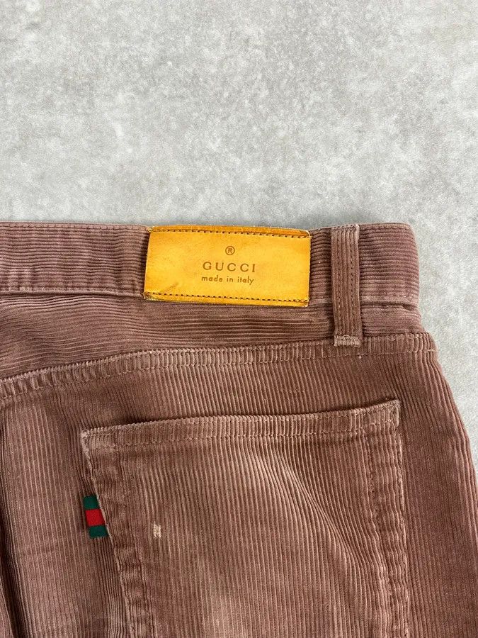 Gucci Gucci Light Brown Velvet Pants Size US 32 / EU 48 - 10 Thumbnail