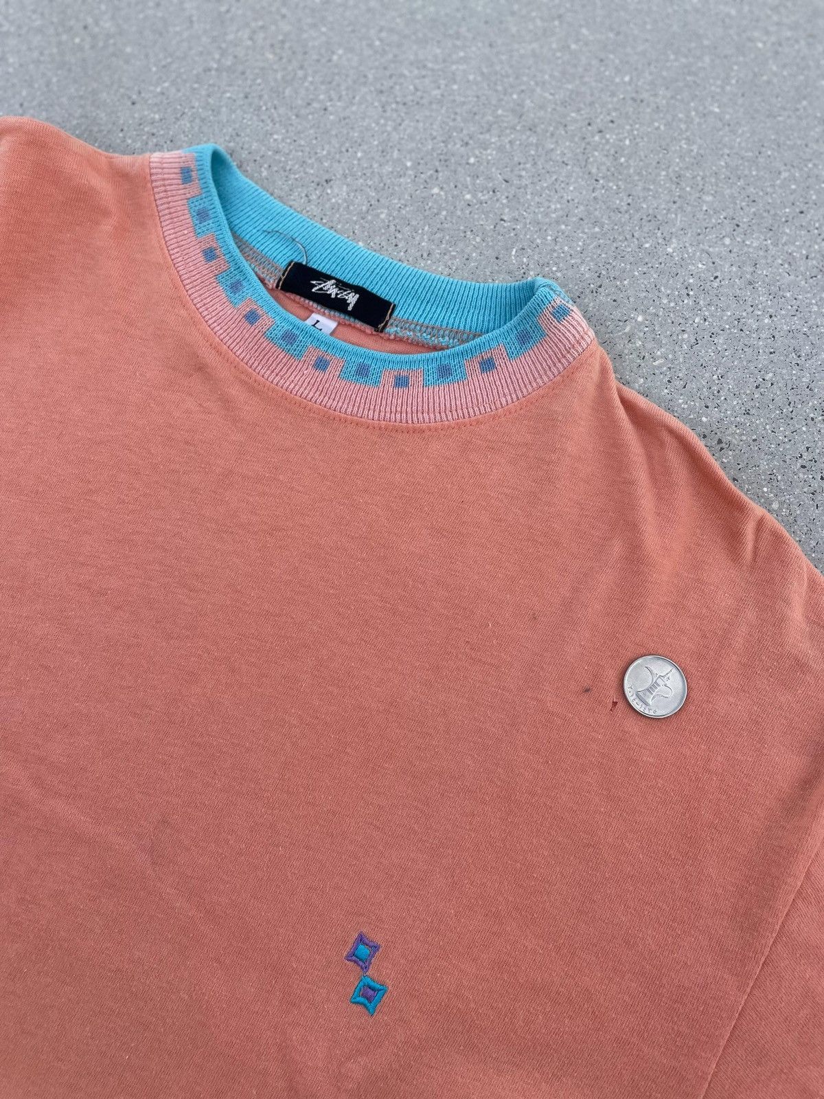 Stussy × Vintage Stussy tomtom mockneck 80’s rare item Size US L / EU 52-54 / 3 - 3 Thumbnail