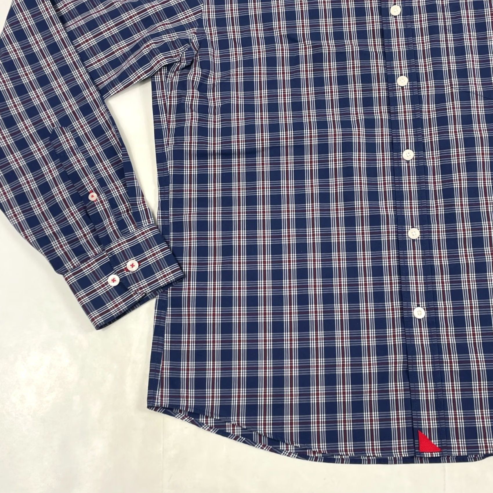 UNTUCKit UNTUCKit Shirt - Mens Medium Blue Long Sleeve Button-Up - Preppy Casual Size US M / EU 48-50 / 2 - 5 Thumbnail