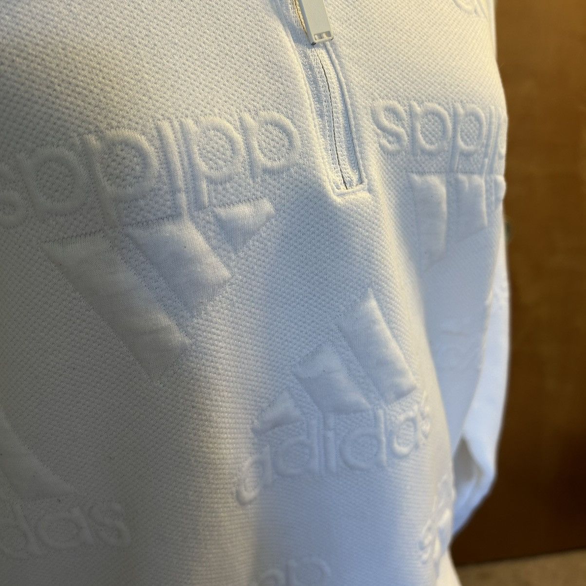 Adidas Adidas areoready jacquard oversized cropped pullover S Size S / US 4 / IT 40 - 5 Thumbnail
