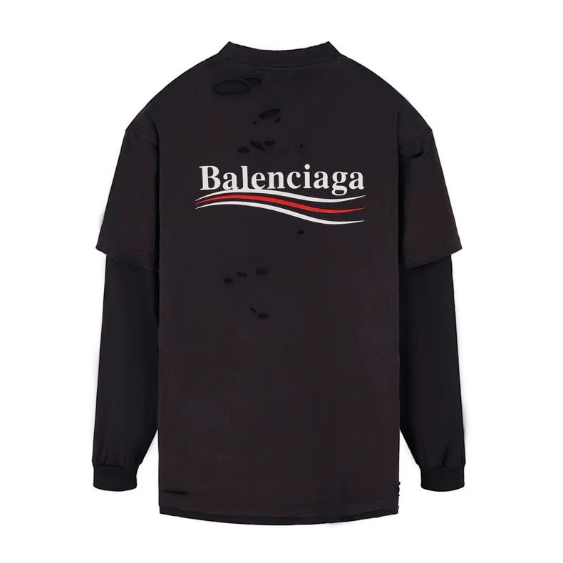 Balenciaga Balenciaga Faux two-piece Coca-Cola distressed long-sleeve Size US S / EU 44-46 / 1 - 2 Thumbnail