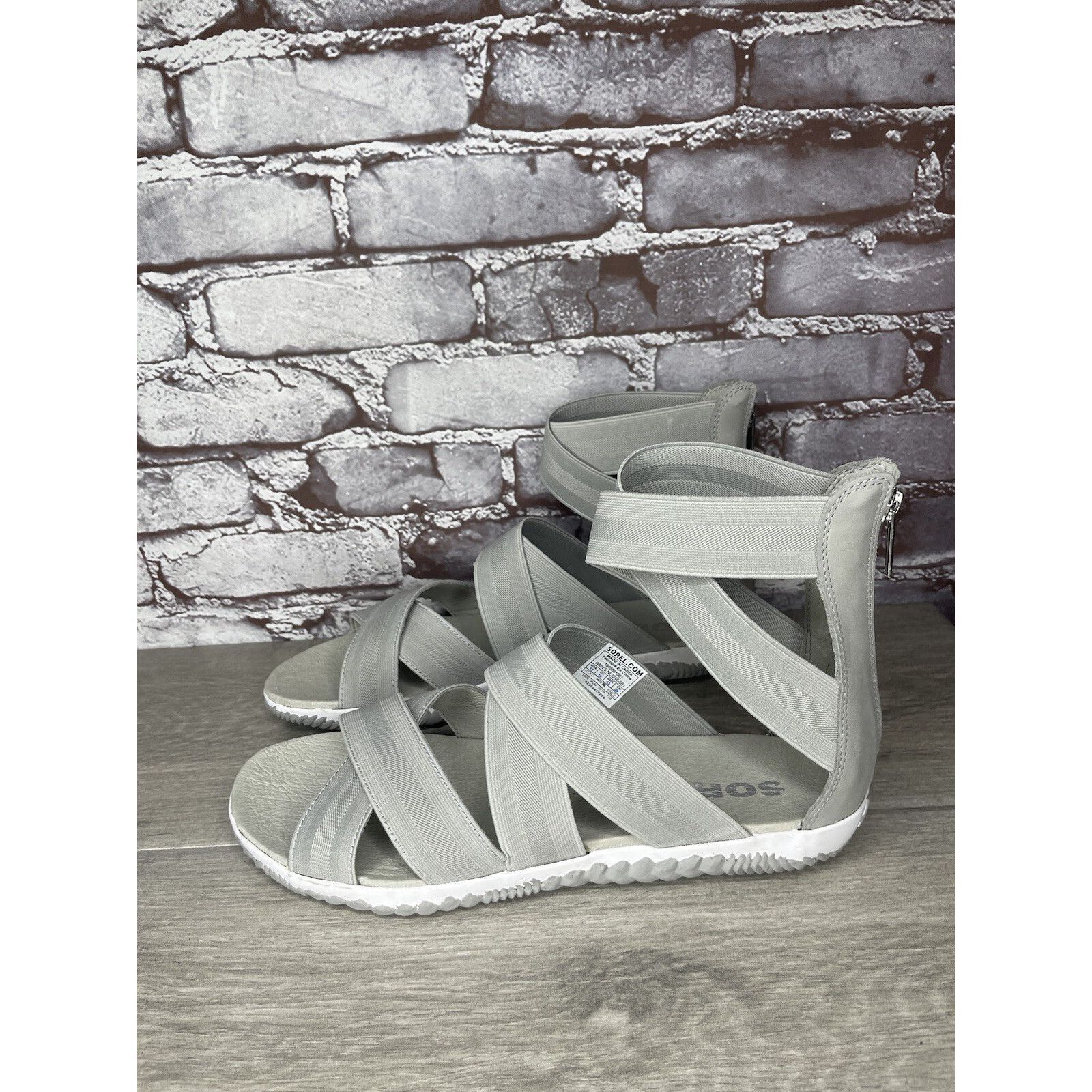 SOREL Sorel Out ‘N About Plus Light Grey Textile Spandex Strap San Size US 12 / IT 42 - 1 Thumbnail