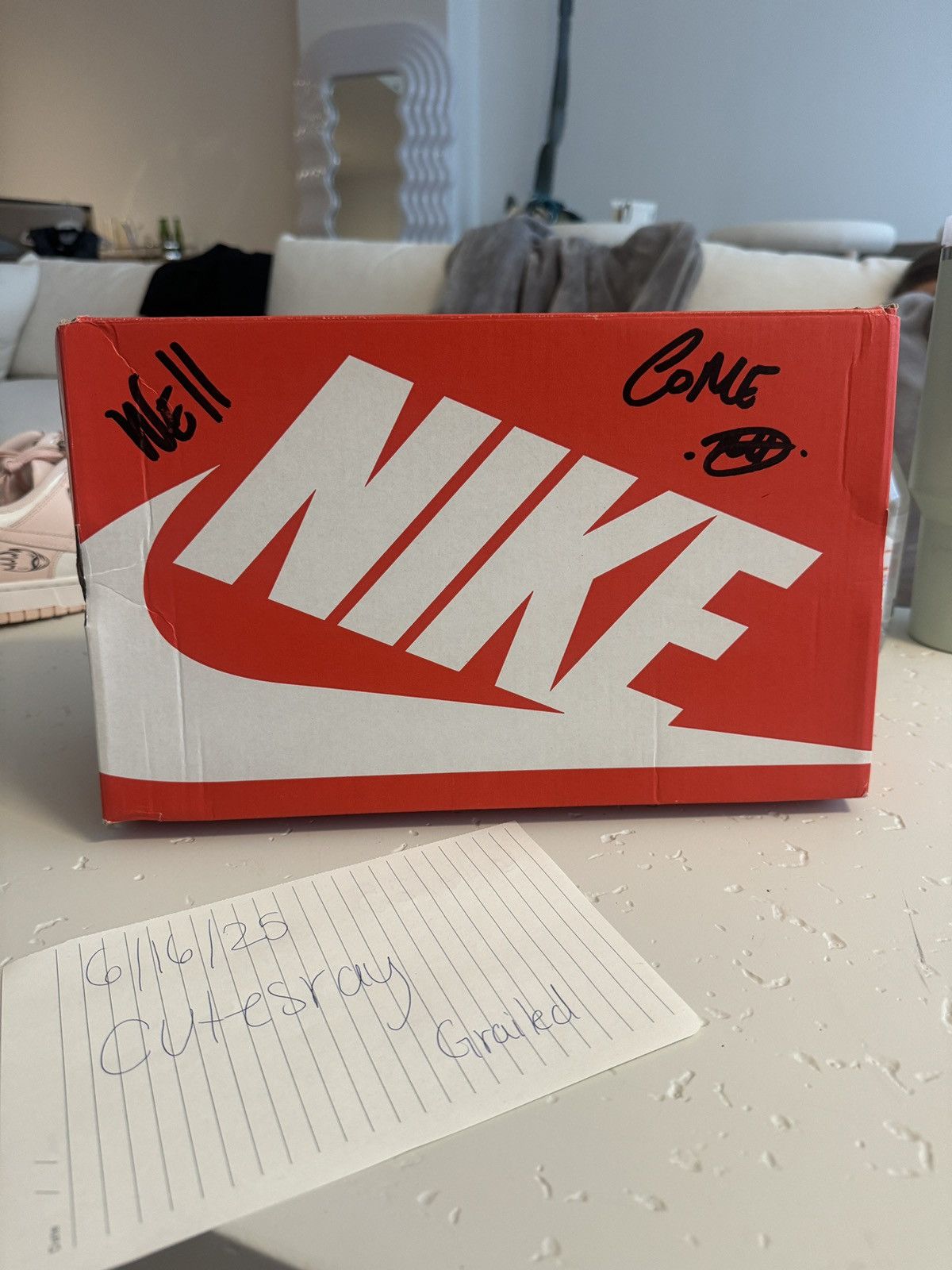 Chrome Hearts Matty Boy Hand Painted Chrome Hearts Nike Dunk Low Size US 10 / EU 43 - 7 Thumbnail