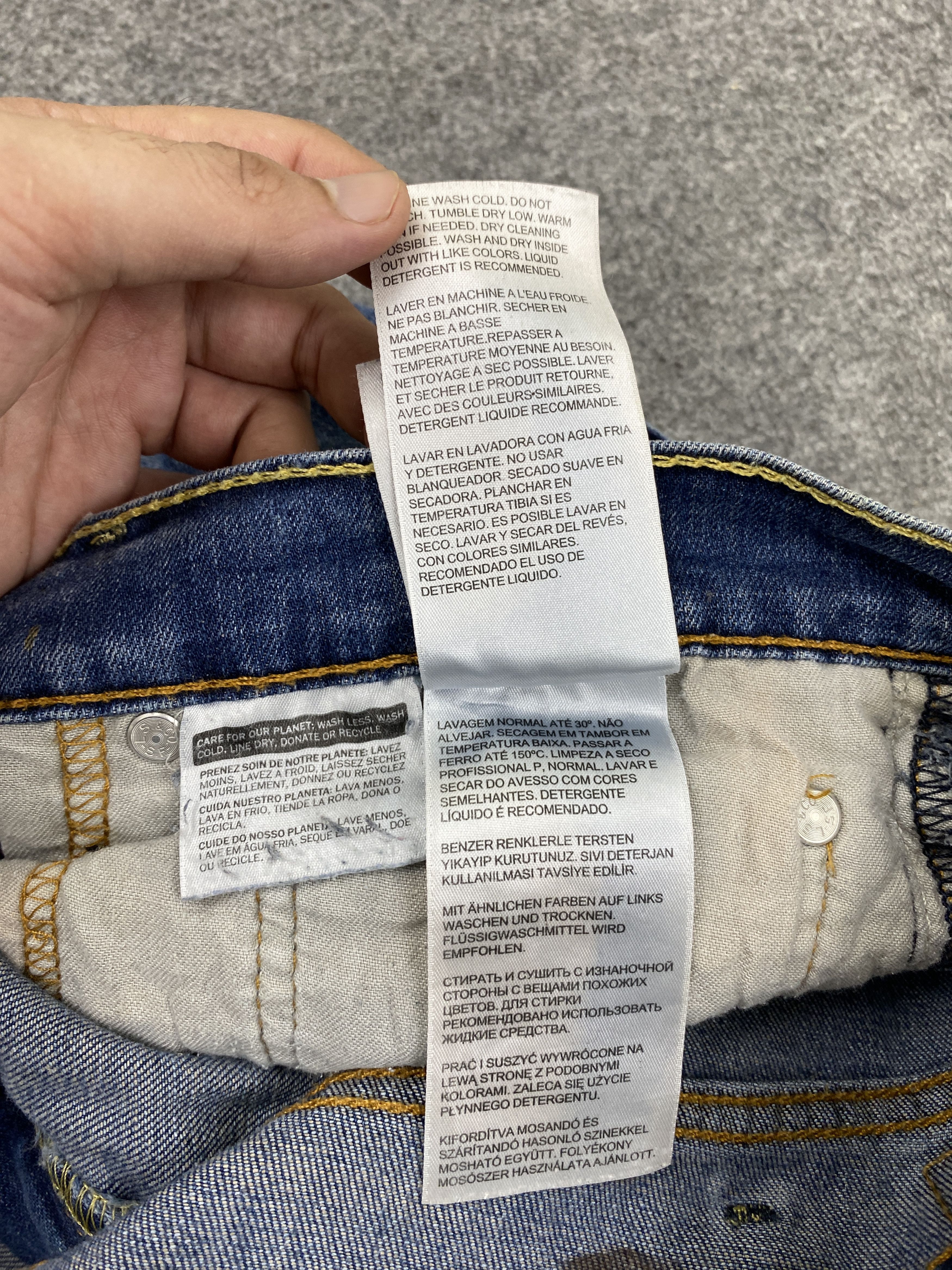 Levi's Vintage Levis 527 Flared Bootcut Faded Blue Jeans Size US 41 - 9 Thumbnail