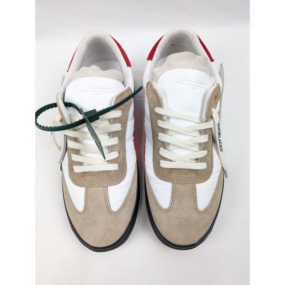 Off-White o1rshd1 New Low Vulcanized Sneakers in White/Beige Size US 8 / EU 41 - 18 Thumbnail