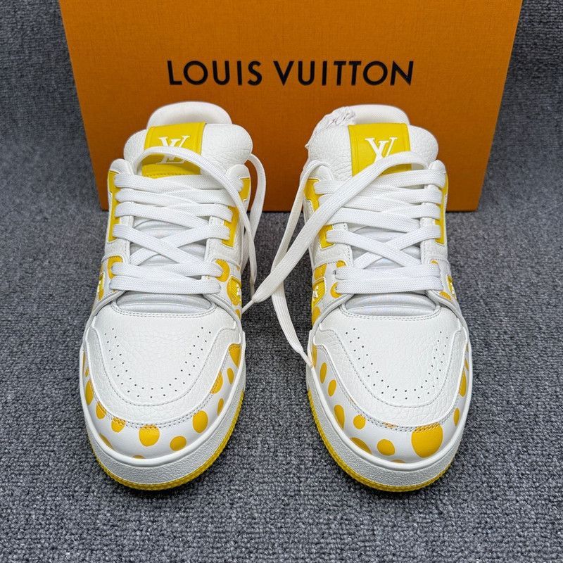 Louis Vuitton Yayoi Kusama x Louis Vuitton Trendy Low-top Sneakers -2508 Size US 8.5 / EU 41-42 - 2 Thumbnail