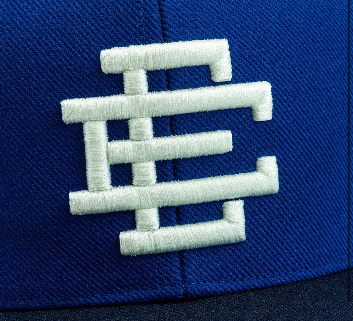 Eric Emanuel Eric Emanuel blue w off white EE snapback hat Size ONE SIZE - 2 Thumbnail