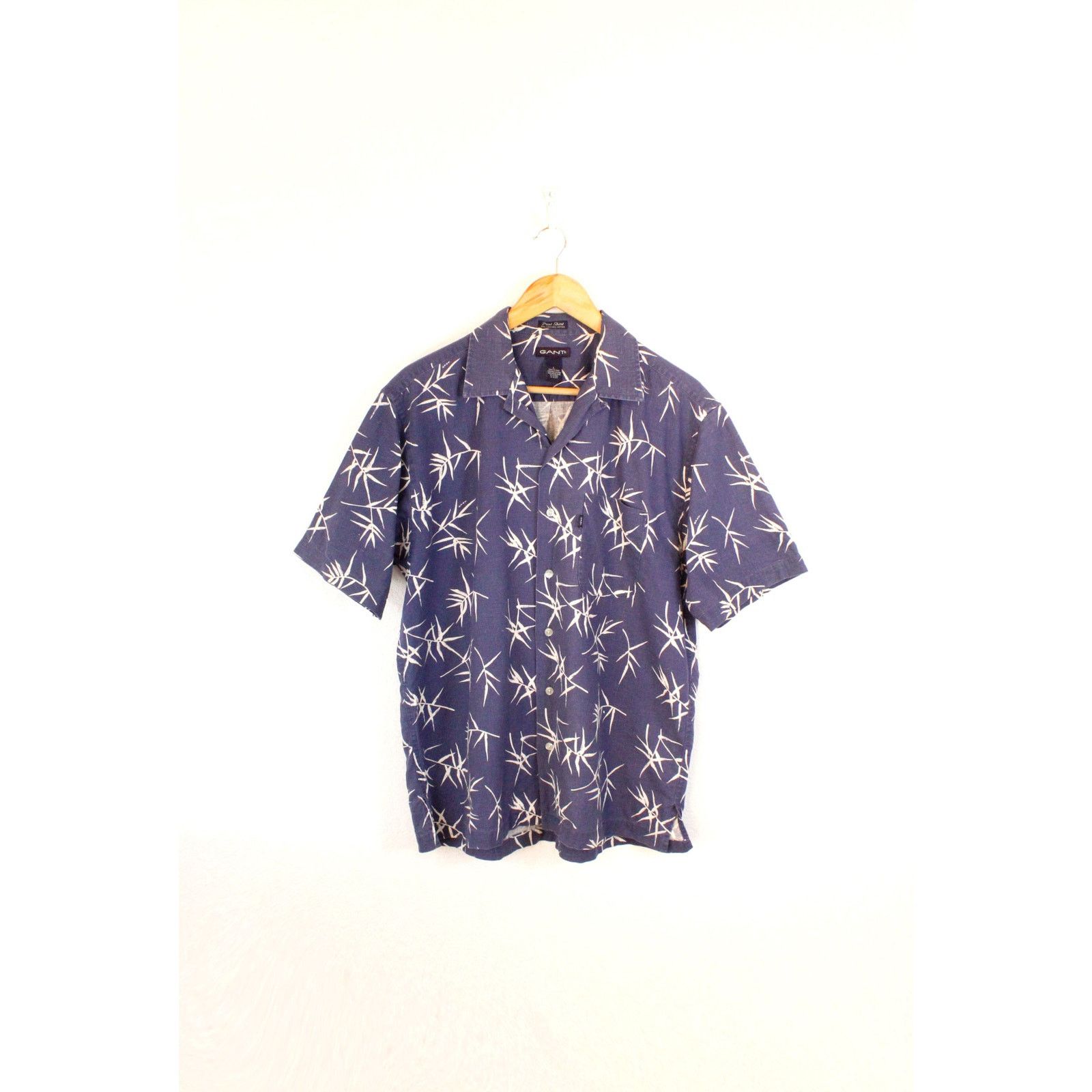 Gant Gant Nature Pattern Print Linen Cotton Hawaiian Shirt Size US L / EU 52-54 / 3 - 1 Thumbnail