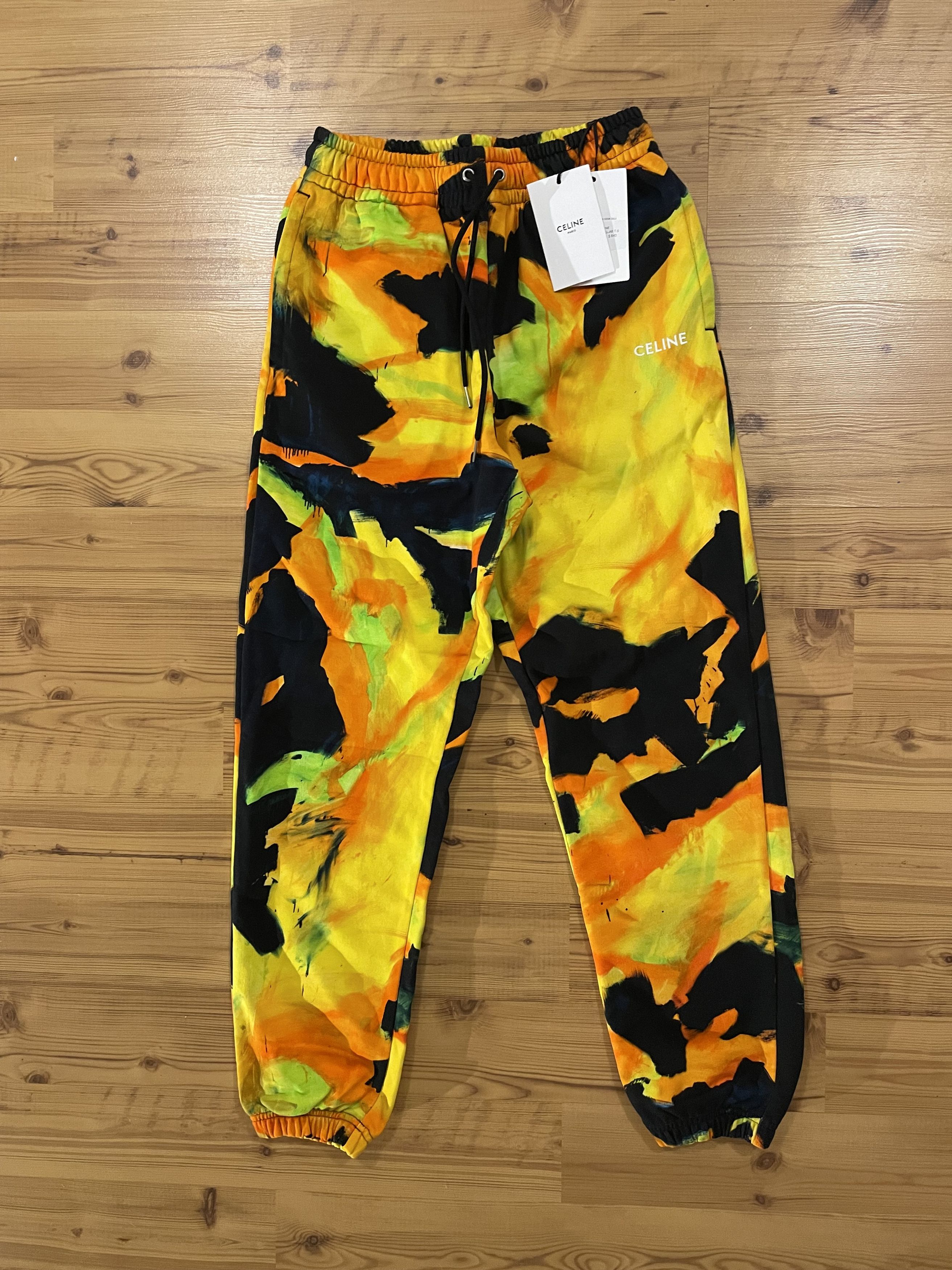 Celine Celine cotton Casual Pants. Embroidered logo Size US 32 / EU 48 - 1 Thumbnail