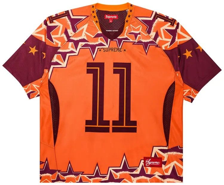 Supreme Supreme SS25 Stars Jersey Orange Small New Size US S / EU 44-46 / 1 - 2 Thumbnail