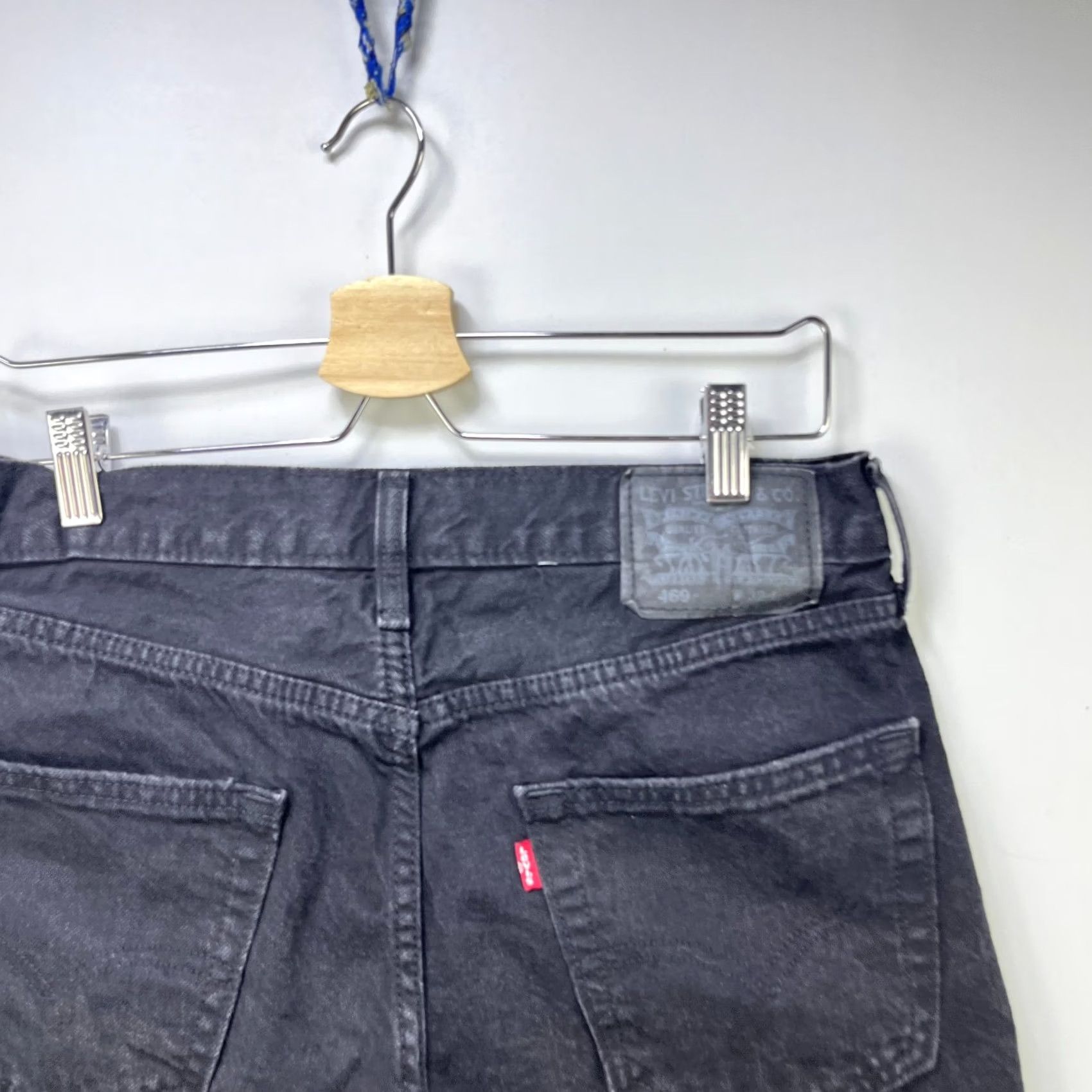 Levi's VINTAGE Levi's Black 32 Jorts Denim Bermuda 5-Pocket 90s Mens Shorts Size US 32 / EU 48 - 2 Thumbnail