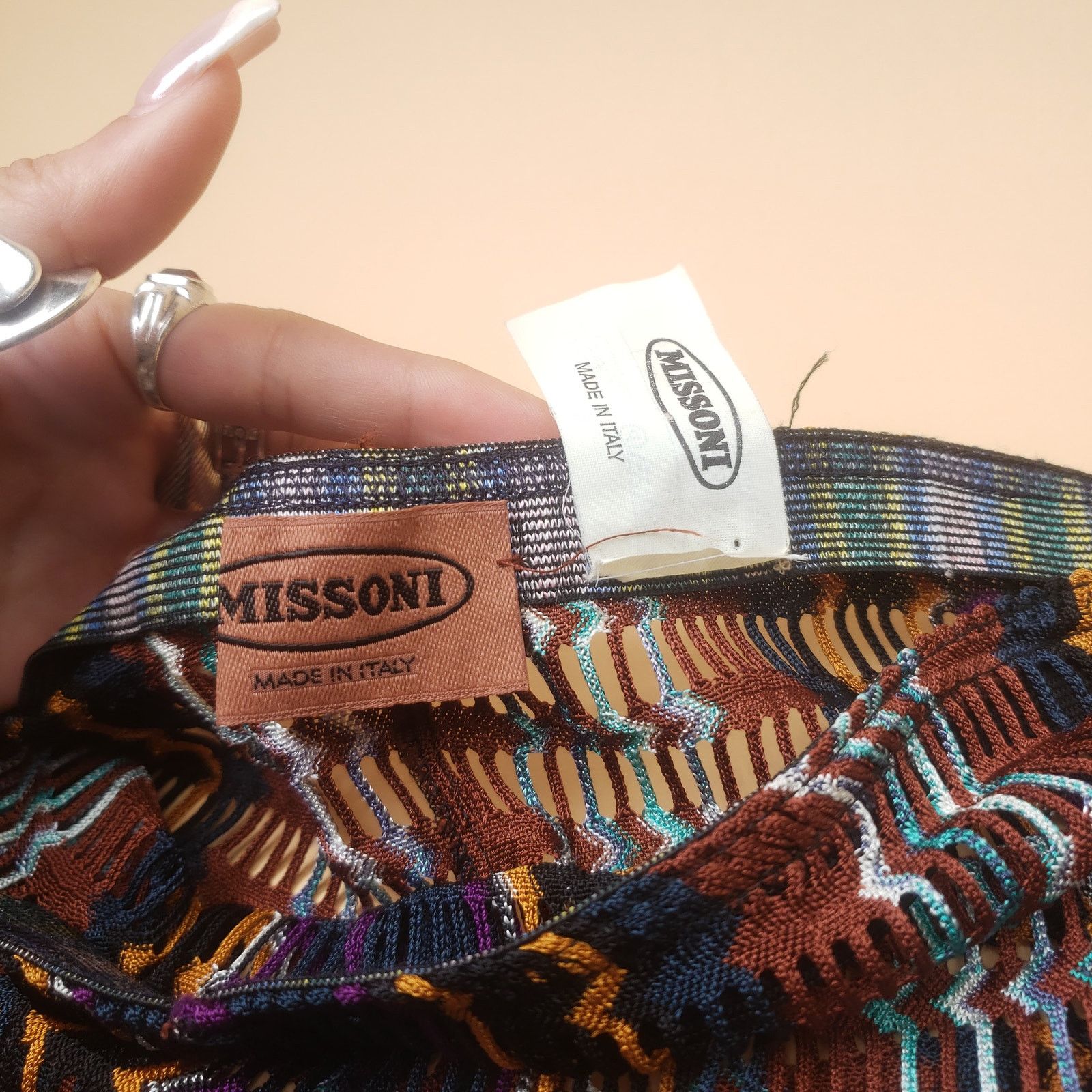 Missoni MISSONI Zig Zag Knit 3-Piece Set Cardigan Maxi Pants Rare Size M / US 6-8 / IT 42-44 - 11 Thumbnail