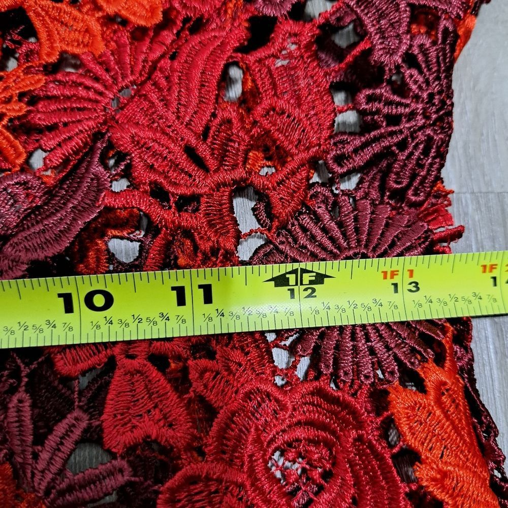 Anthropologie Anthropologie Eva Franco Brigitte Floral Lace Embroidered Cr Size XS / US 0-2 / IT 36-38 - 15 Thumbnail