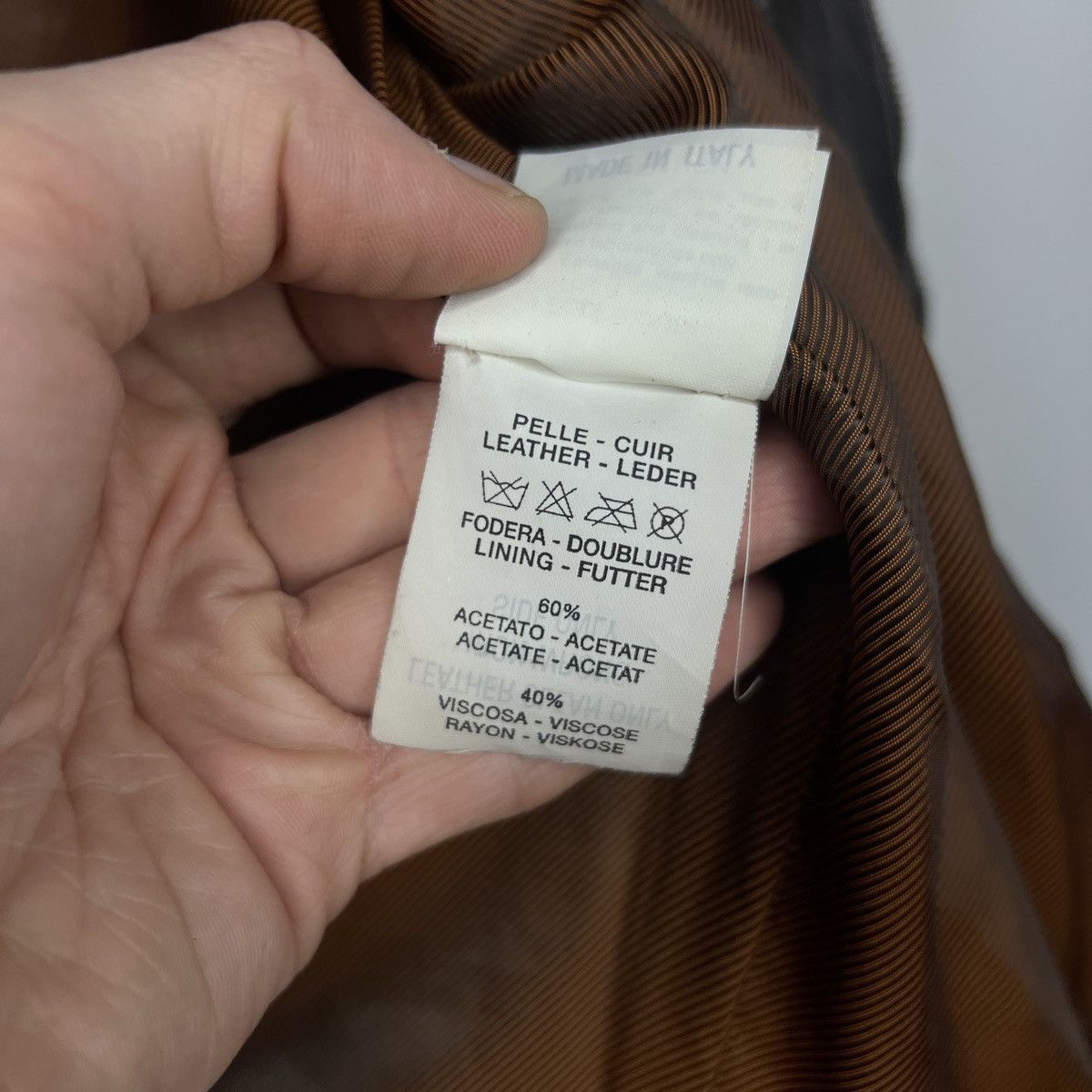 Genuine Leather × Vintage 🔥Vintage Avantgarde Genuine Leather Jacket Ramones Biker Size US M / EU 48-50 / 2 - 16 Thumbnail