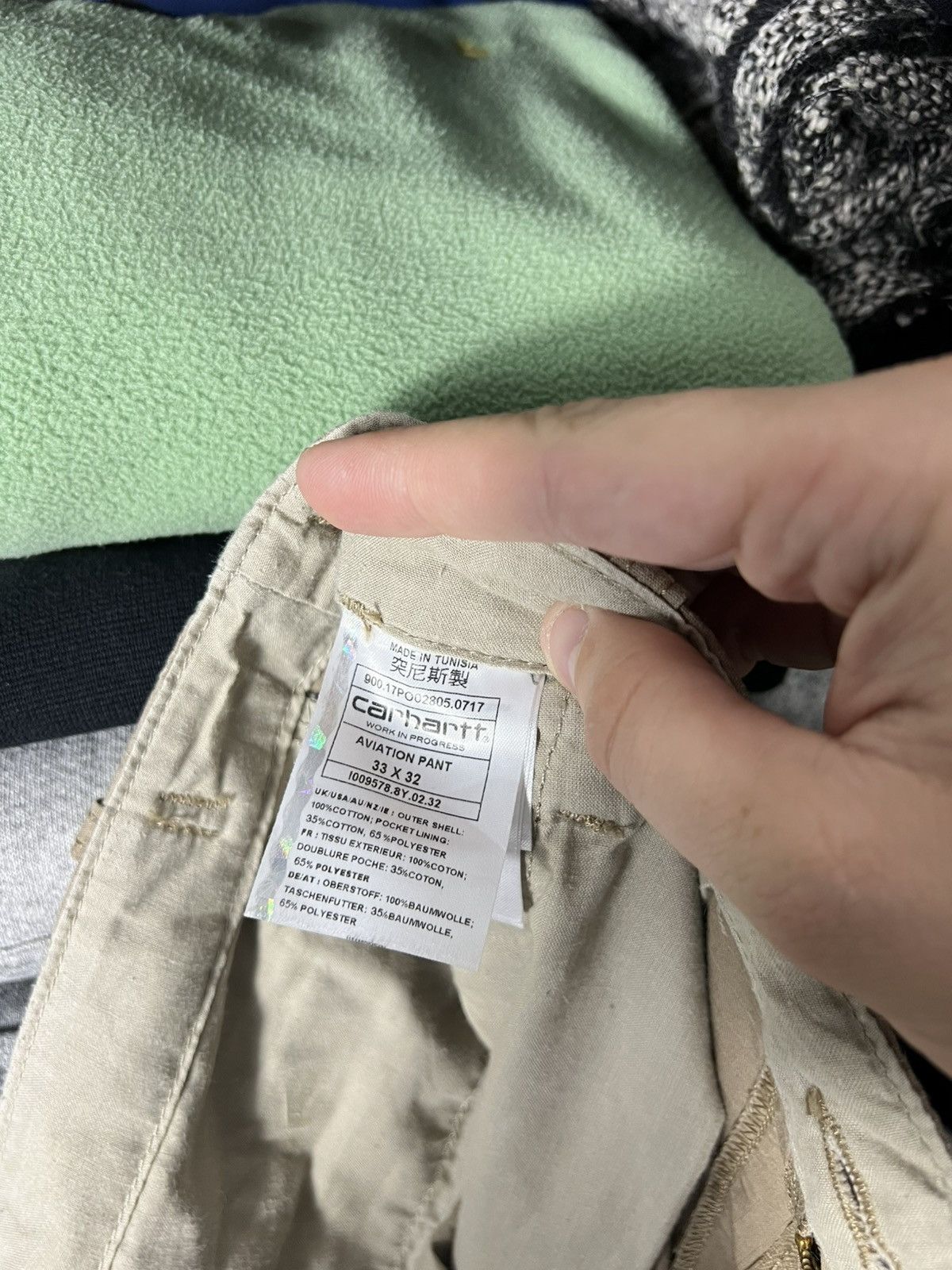 Carhartt 👖 Carhartt WIP Aviation Pants Beige Size 33/32 Size US 33 - 11 Thumbnail