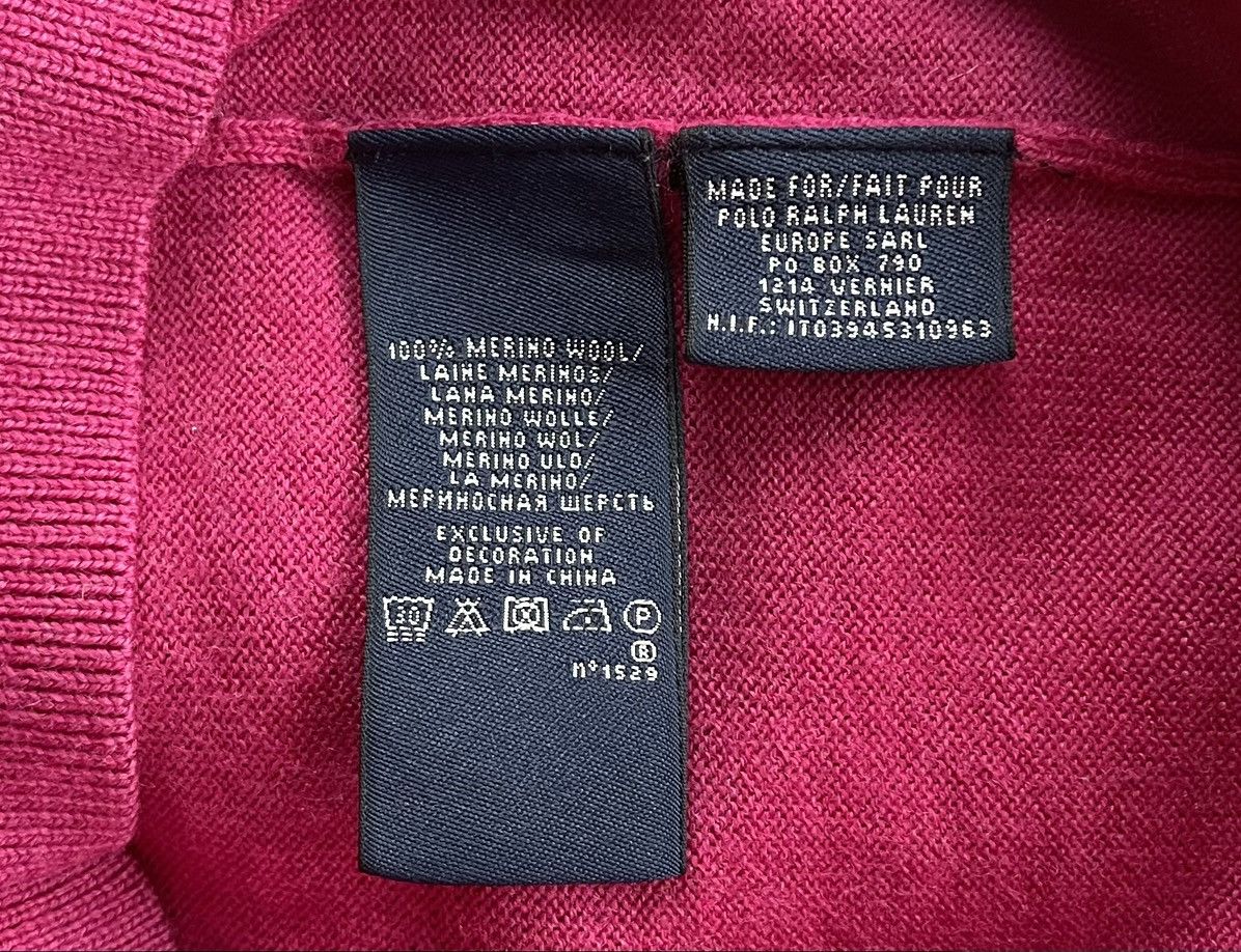 Polo Ralph Lauren × Ralph Lauren Sport Ralph Lauren Sport Logo Merino Wool Sweater Jumper Women's S Size S / US 4 / IT 40 - 5 Thumbnail