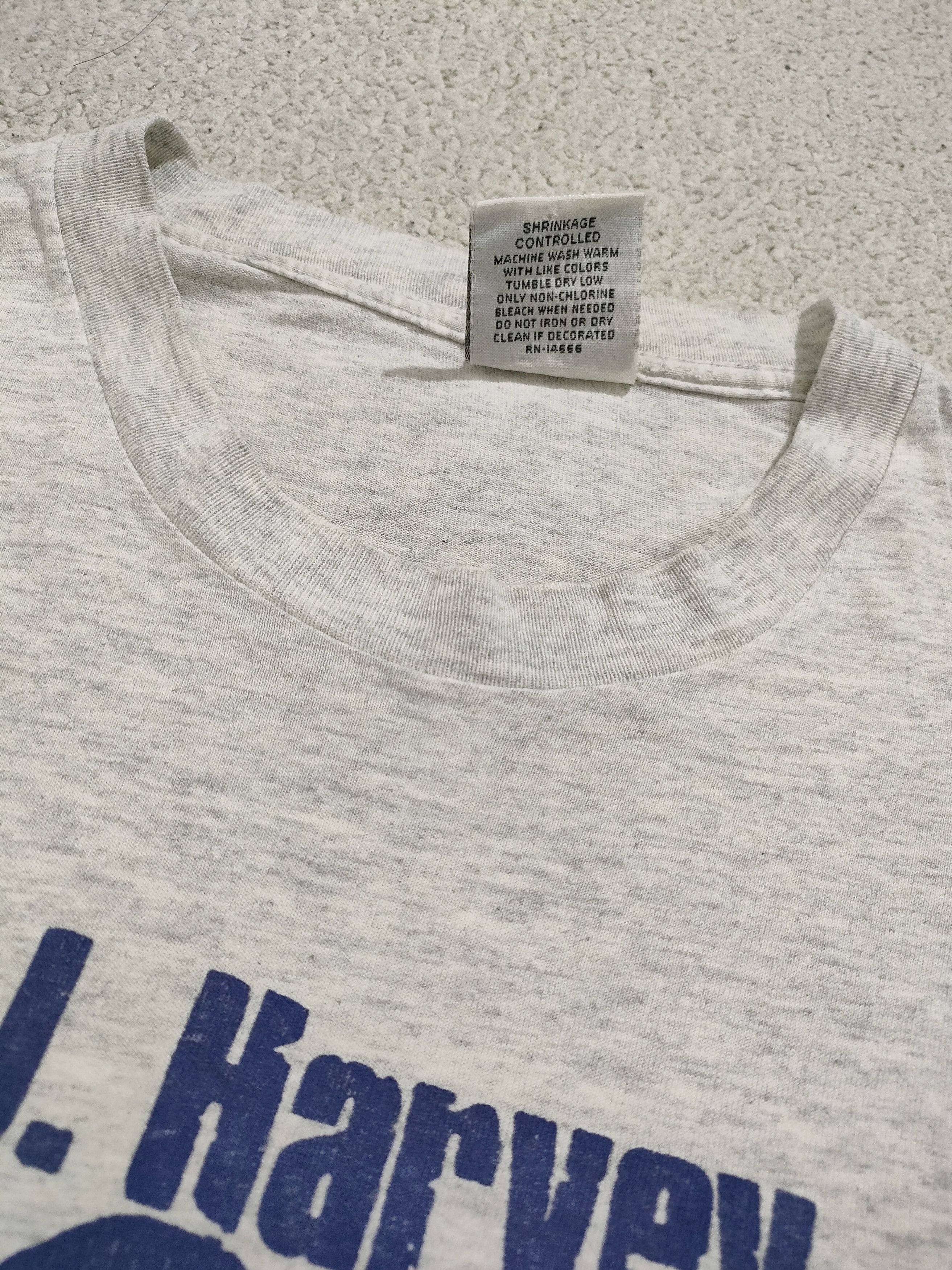 Band Tees 90s P.J. HARVEY - DRY Vintage Band T-Shirt Size US L / EU 52-54 / 3 - 6 Thumbnail