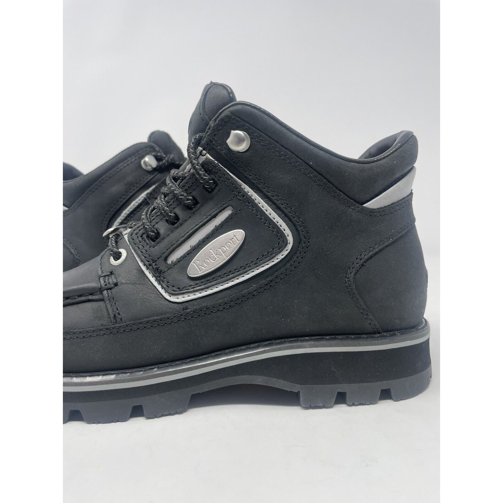 Rockport Mens ROCKPORT UMBWE II MWEKA Black Leather WATERPROOF BOOTS Size US 7 / EU 40 - 5 Thumbnail