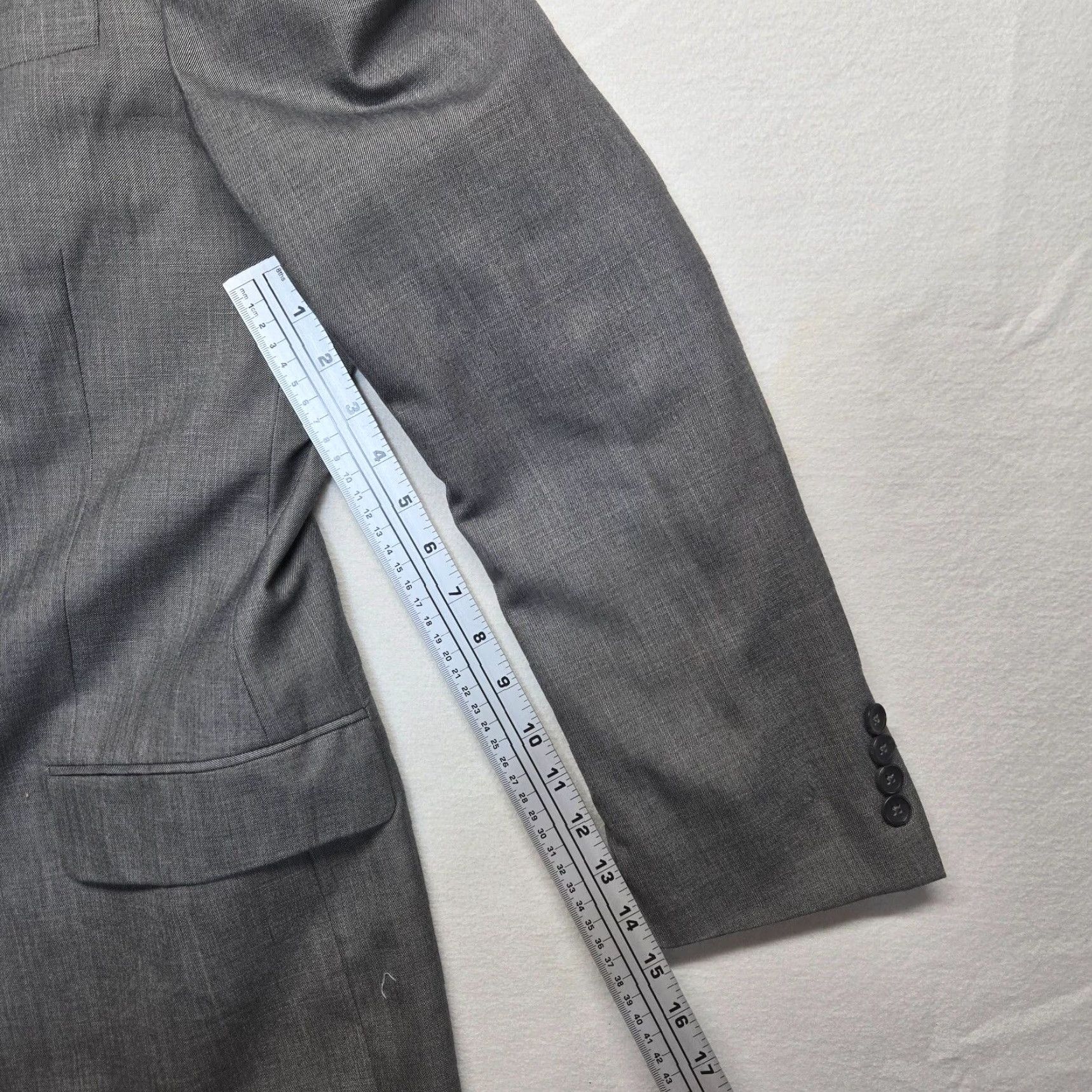 Dockers DOCKERS JACKET Gray 44L Long Sleeve Regular Fit Button Up Mens Blazer Coat 80s 90s Vintage-inspired Style Size US XXL / EU 58 / 5 - 5 Thumbnail