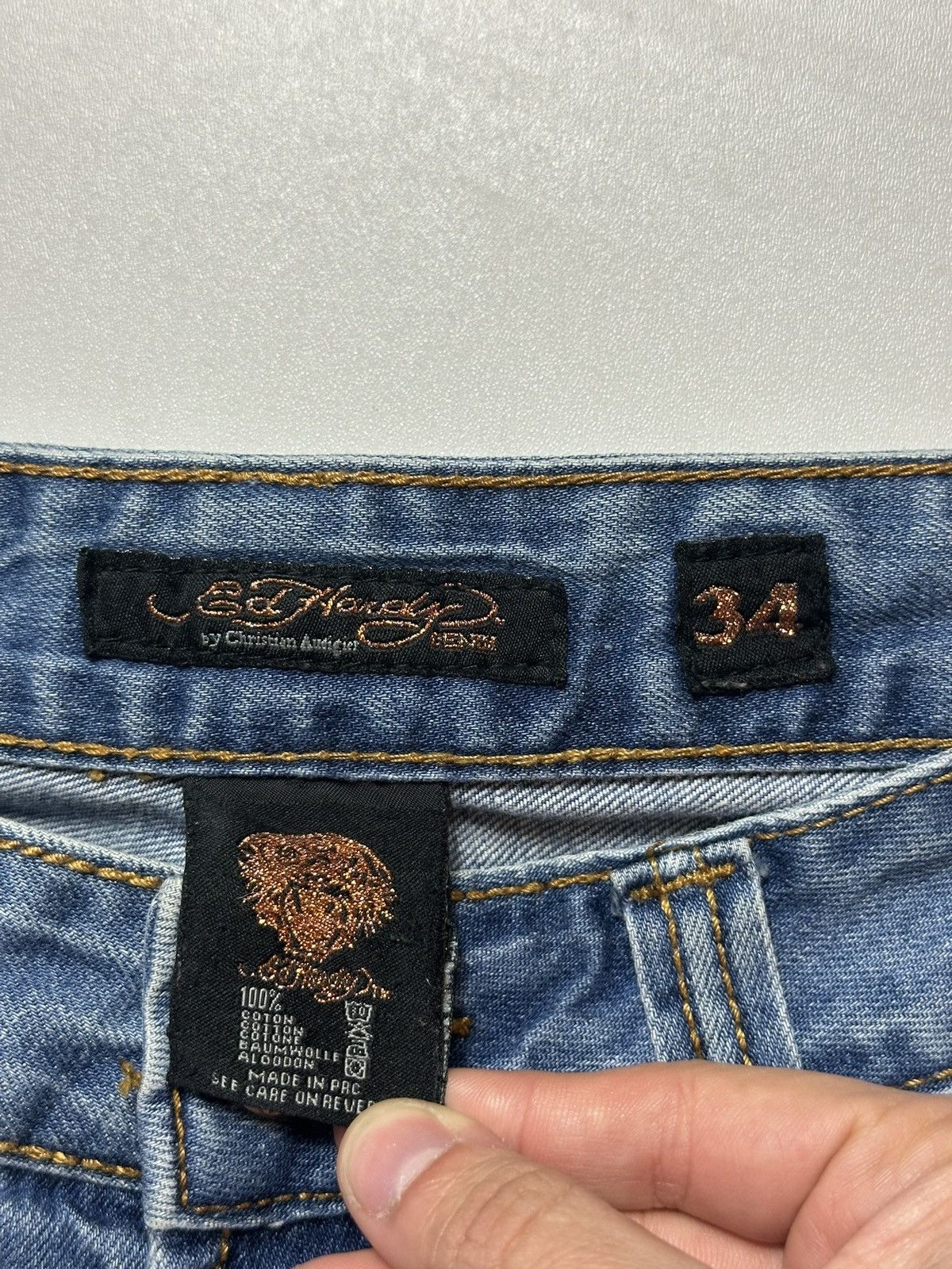 Ed Hardy Vintage Ed Hardy Jorts Size US 34 / EU 50 - 9 Thumbnail